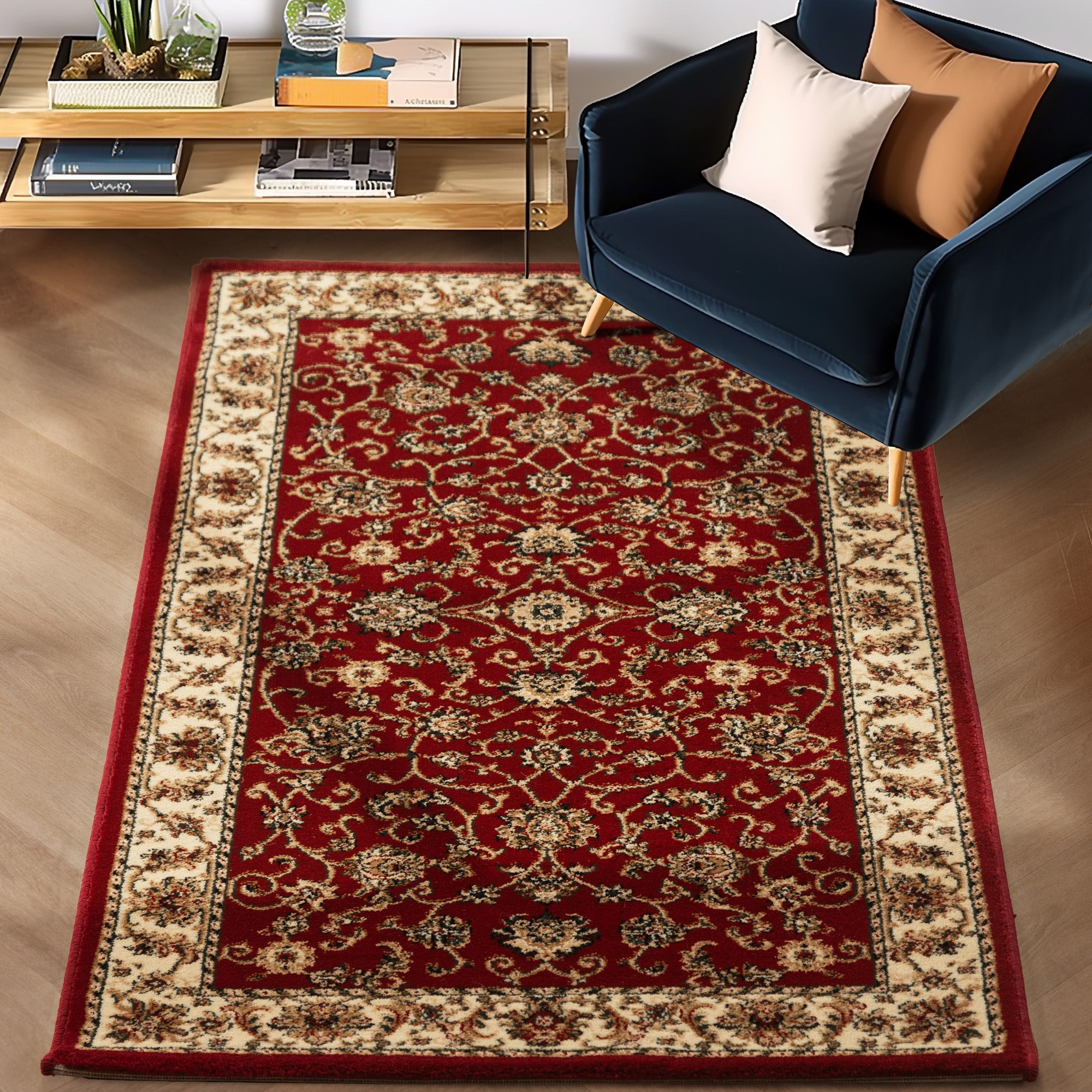 Orinet Teppich Klassisch Optik Webteppich orientalisch Design Teppich Wohnzimmer