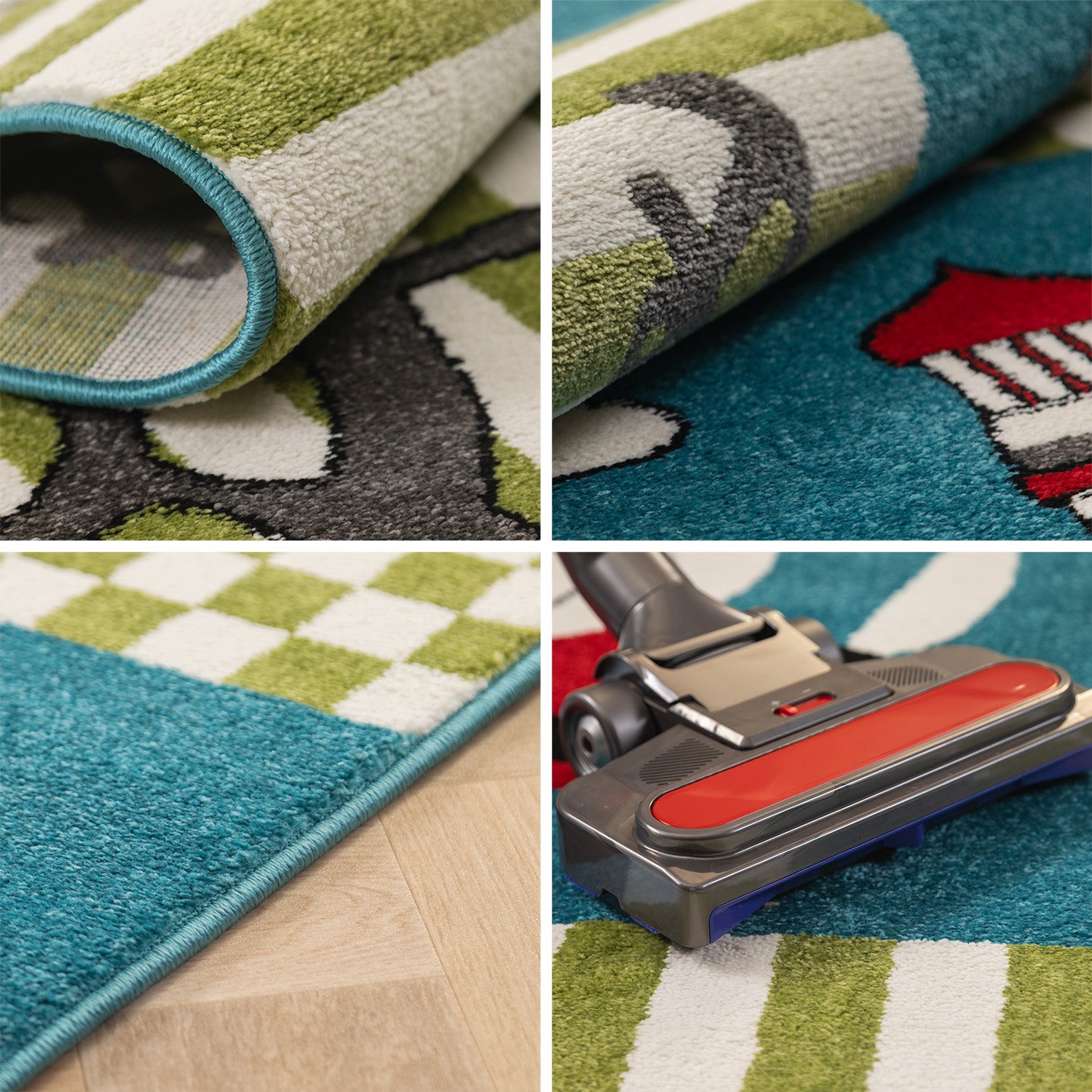 Kinderteppich Junge Pirat Design Babyzimmer Teppich Kinderzimmer Pflegeleicht