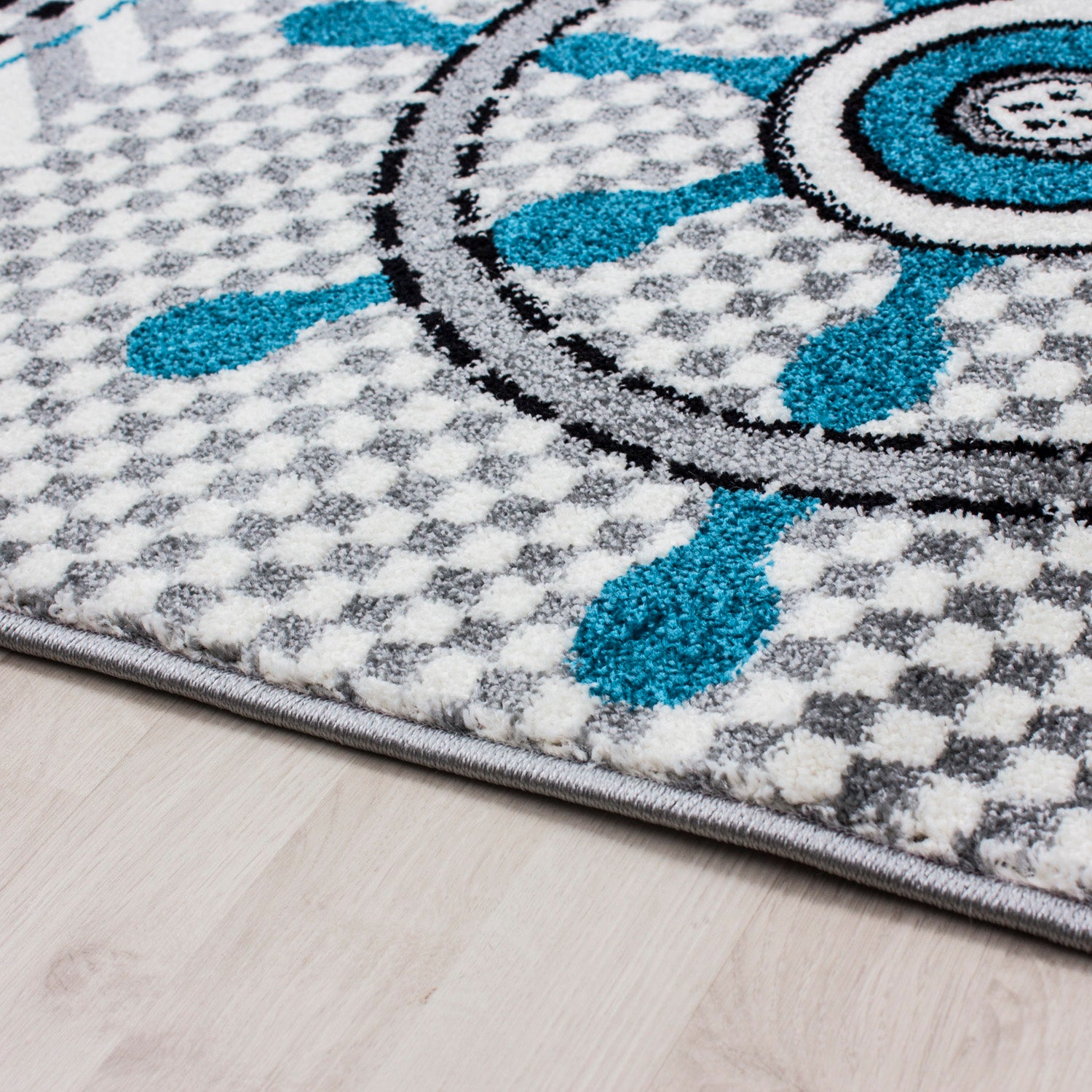 Kinderteppich Junge Pirat Design Babyzimmer Teppich Kinderzimmer Pflegeleicht