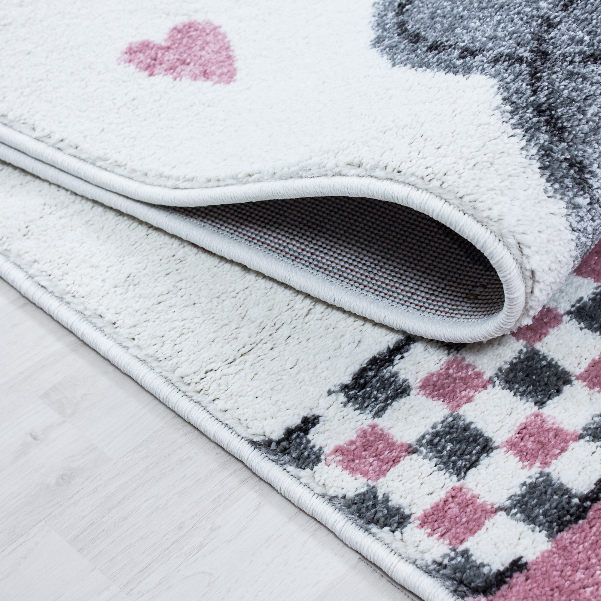 Kinderteppich Mädchen Elefant Design Babyzimmer Teppich Kinderzimmer