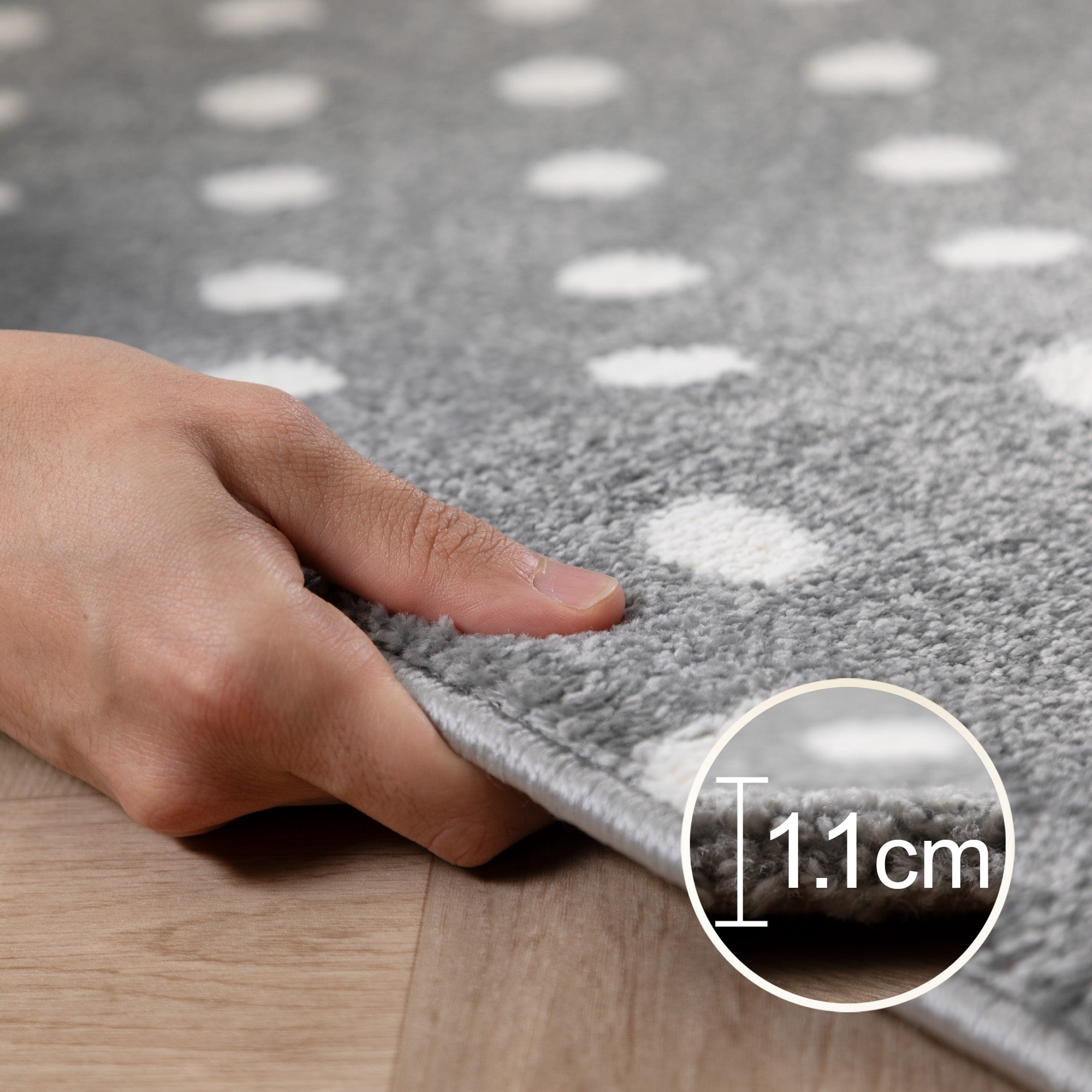 Kinderteppich Mädchen süße Einhorn Design Babyzimmer Teppich Kinderzimmer