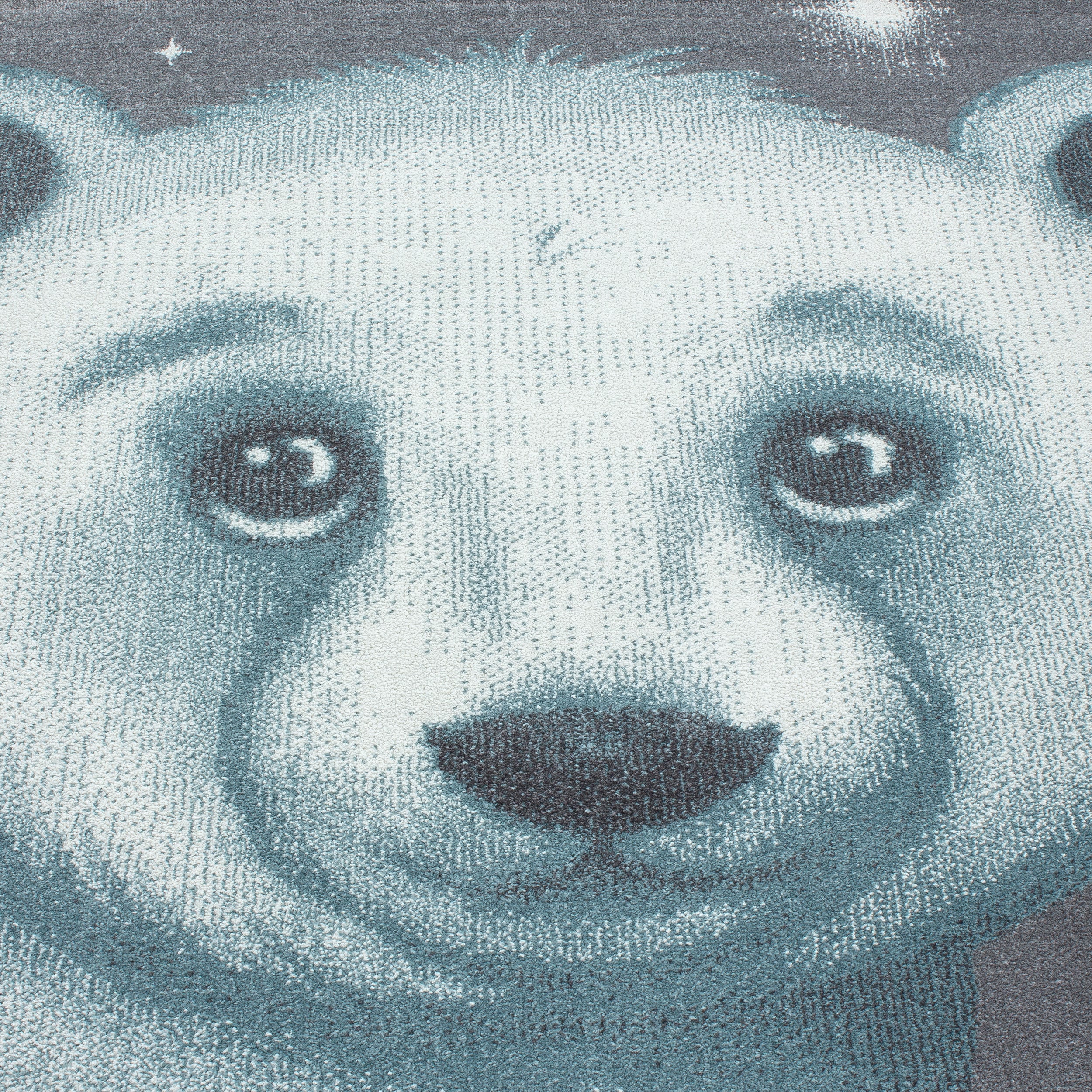 Children's Rug Children's Room Bear Design Children's Rug Baby Room Soft Pile
