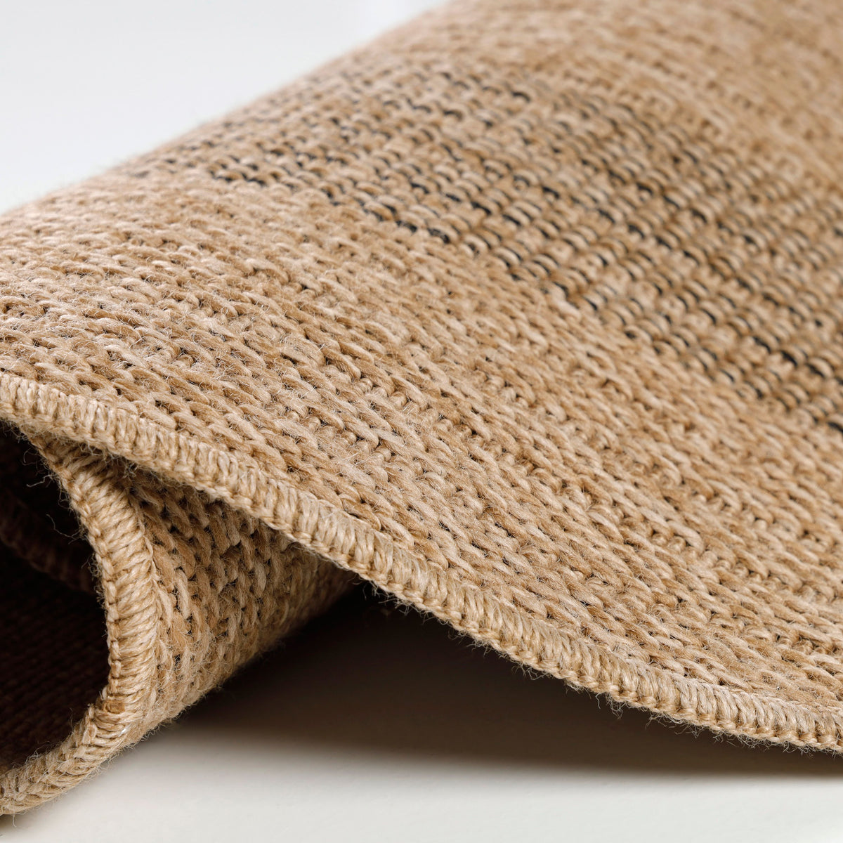 Carpettex Runder Outdoor Teppich Sisal Optik Jute Natur