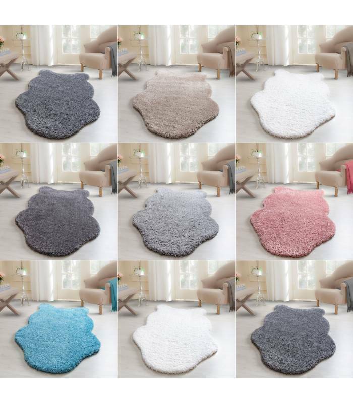 Kunstfell Lammfell-Teppich Schaffell Shaggy Teppich Flauschig Soft Weich
