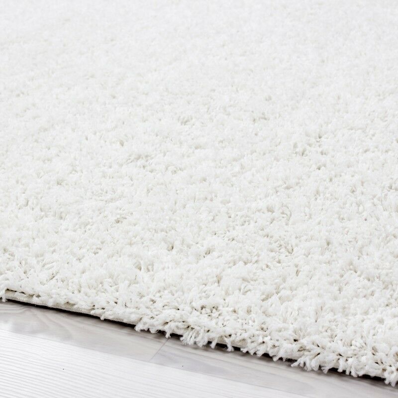 Hochflor Shaggy Langflor-Teppich Wohnzimmerteppich Soft Einfarbig in 14 Farben