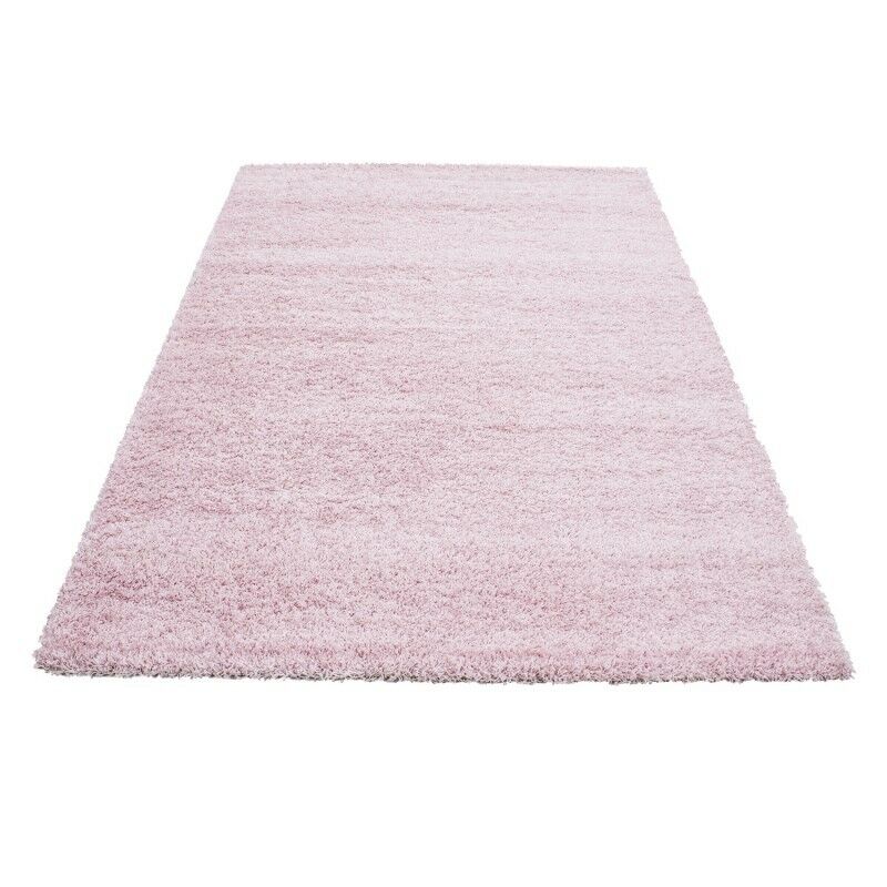 Deep pile shaggy long pile rug, living room rug, soft, plain in 14 colours