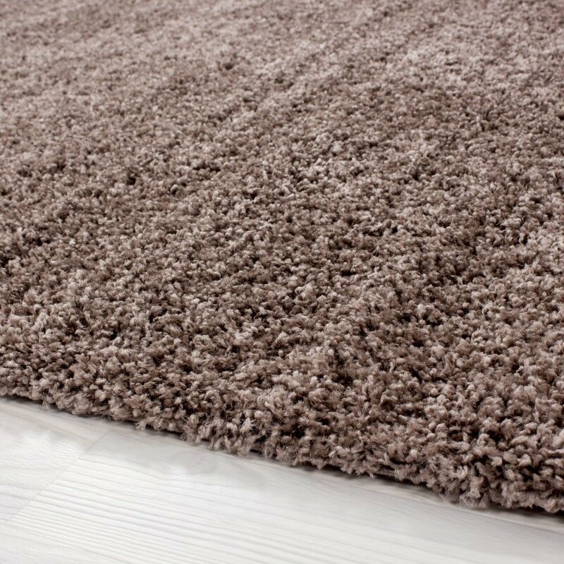 Hochflor Shaggy Langflor-Teppich Wohnzimmerteppich Soft Einfarbig in 14 Farben