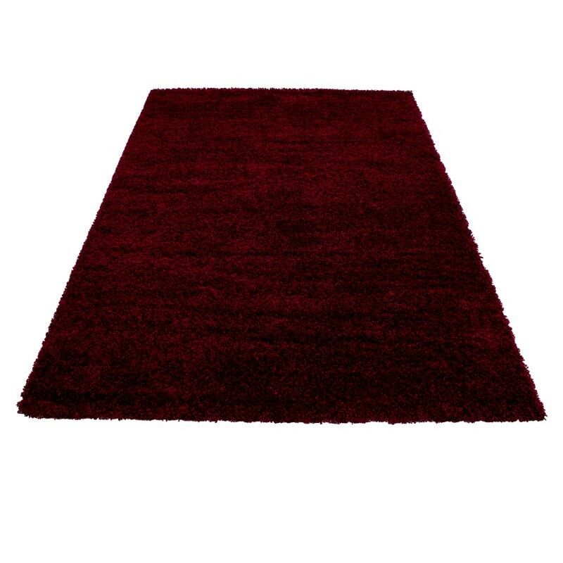 Hochflor Shaggy Langflor-Teppich Wohnzimmerteppich Soft Einfarbig in 14 Farben