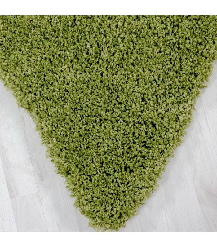 Teppich Sternform Kinderteppich Hochflor Shaggy Stern muster Grün Farbe