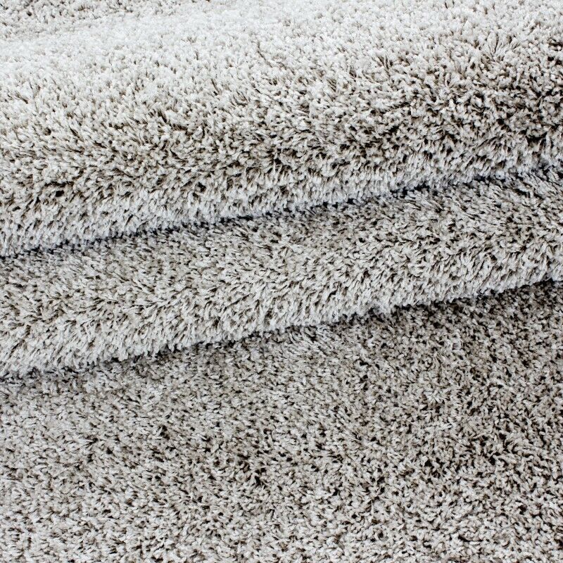 Hochflor Shaggy Langflor-Teppich Wohnzimmerteppich Soft Einfarbig in 14 Farben