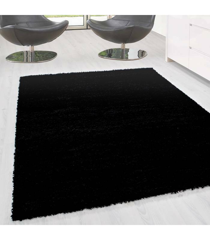 Hochflor Shaggy Langflor-Teppich Wohnzimmerteppich Soft Einfarbig in 14 Farben