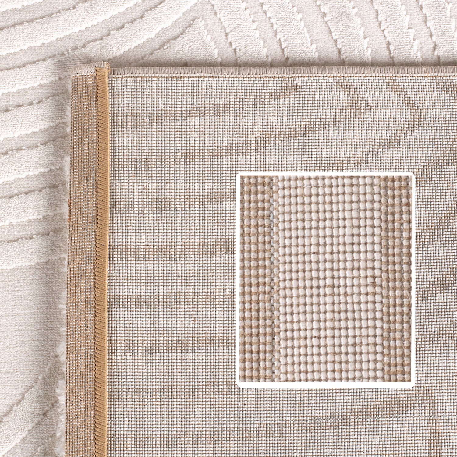 Bettumrandung Schlafzimmer Teppich 3 Teilig Creme Bettvorleger Boho Stil
