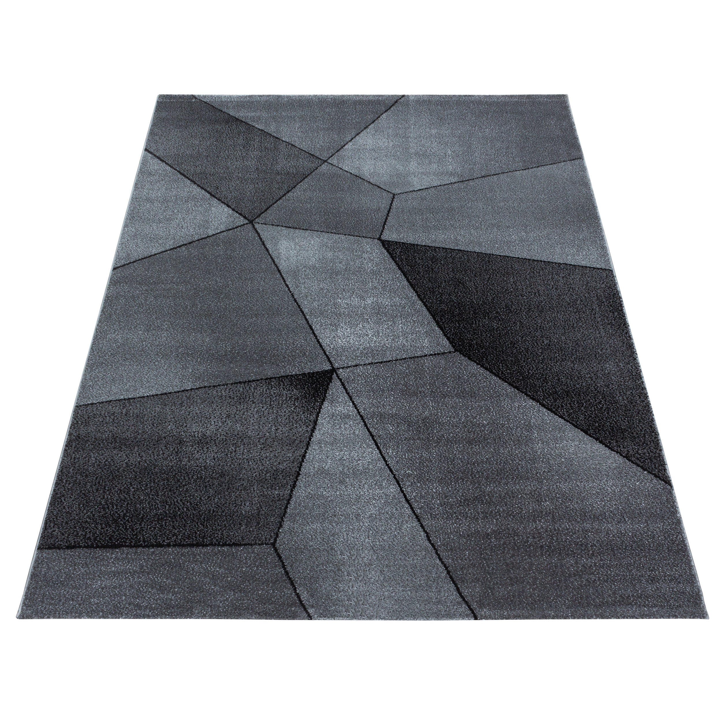 Modern Designer Kurzflor Teppich Geometrisch Design Weich Teppich Wohnzimmer