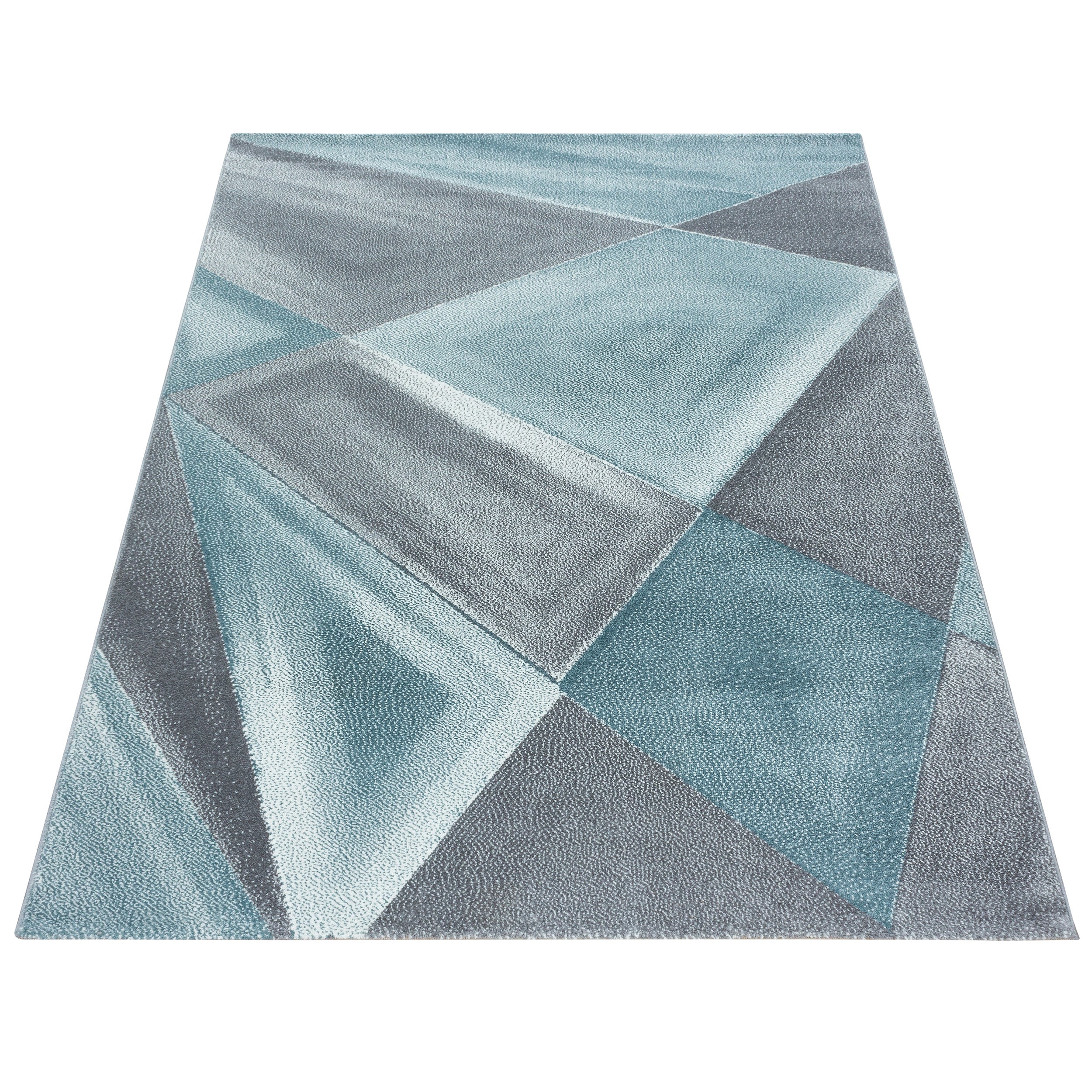 Modern Designer Kurzflor Teppich Geometrisch Design Weich Teppich Wohnzimmer