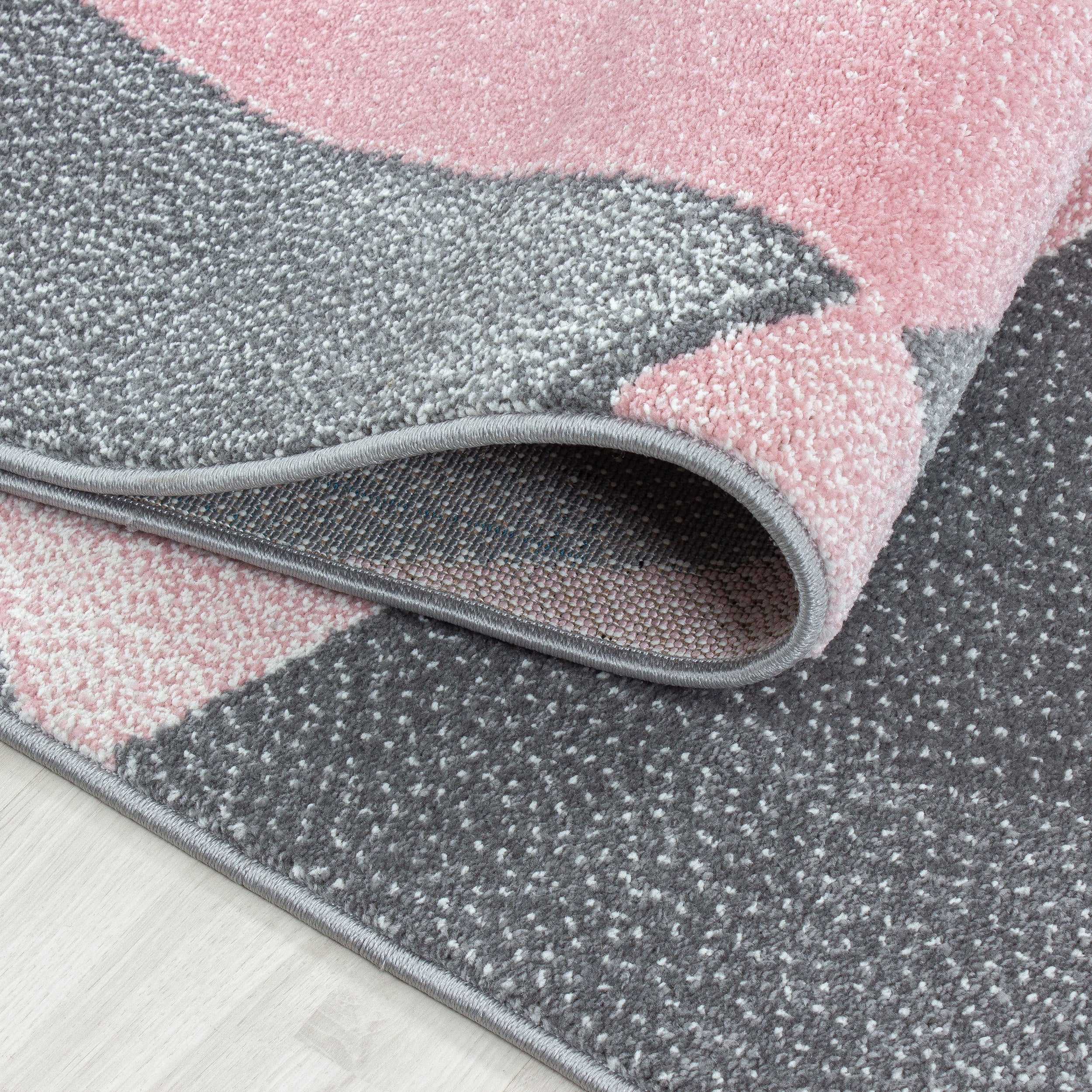 Modern Designer Kurzflor Teppich Geometrisch Design Weich Teppich Wohnzimmer