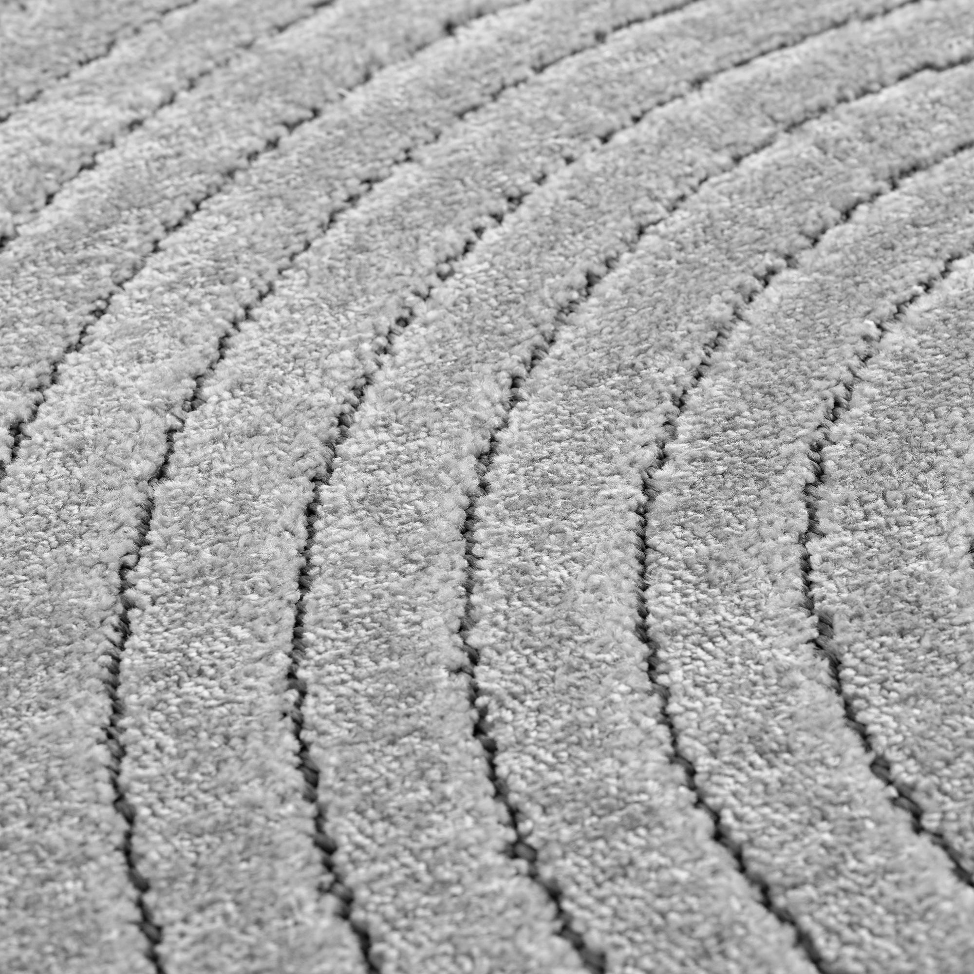 Carpettex Outdoor Teppich Wetterfest Wohnzimmer Balkon, 3D Effekt Waschbar Grau