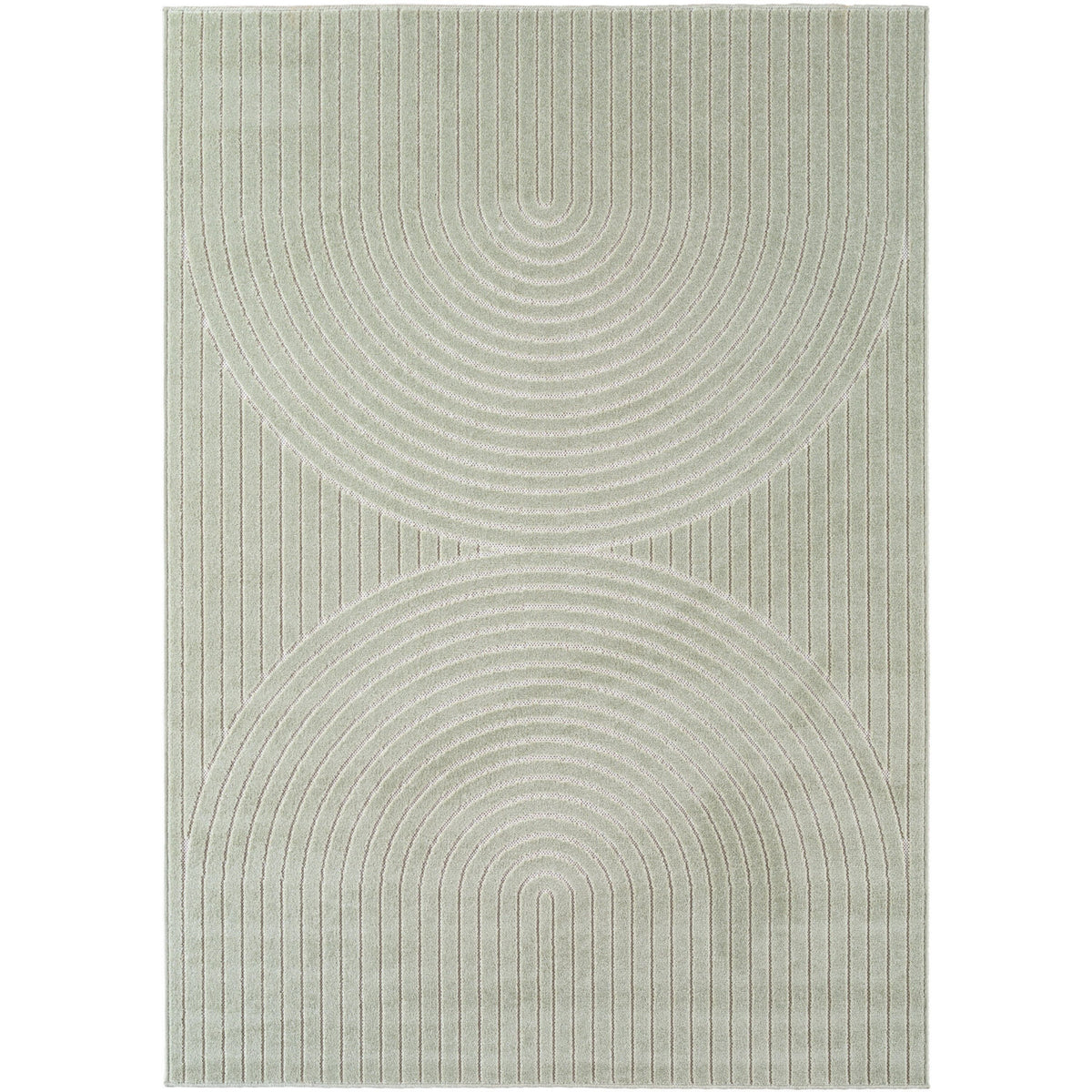 Carpettex Kurzflor Teppich 3D Hoch-Tief Skandi Boho Indoor Outdoor