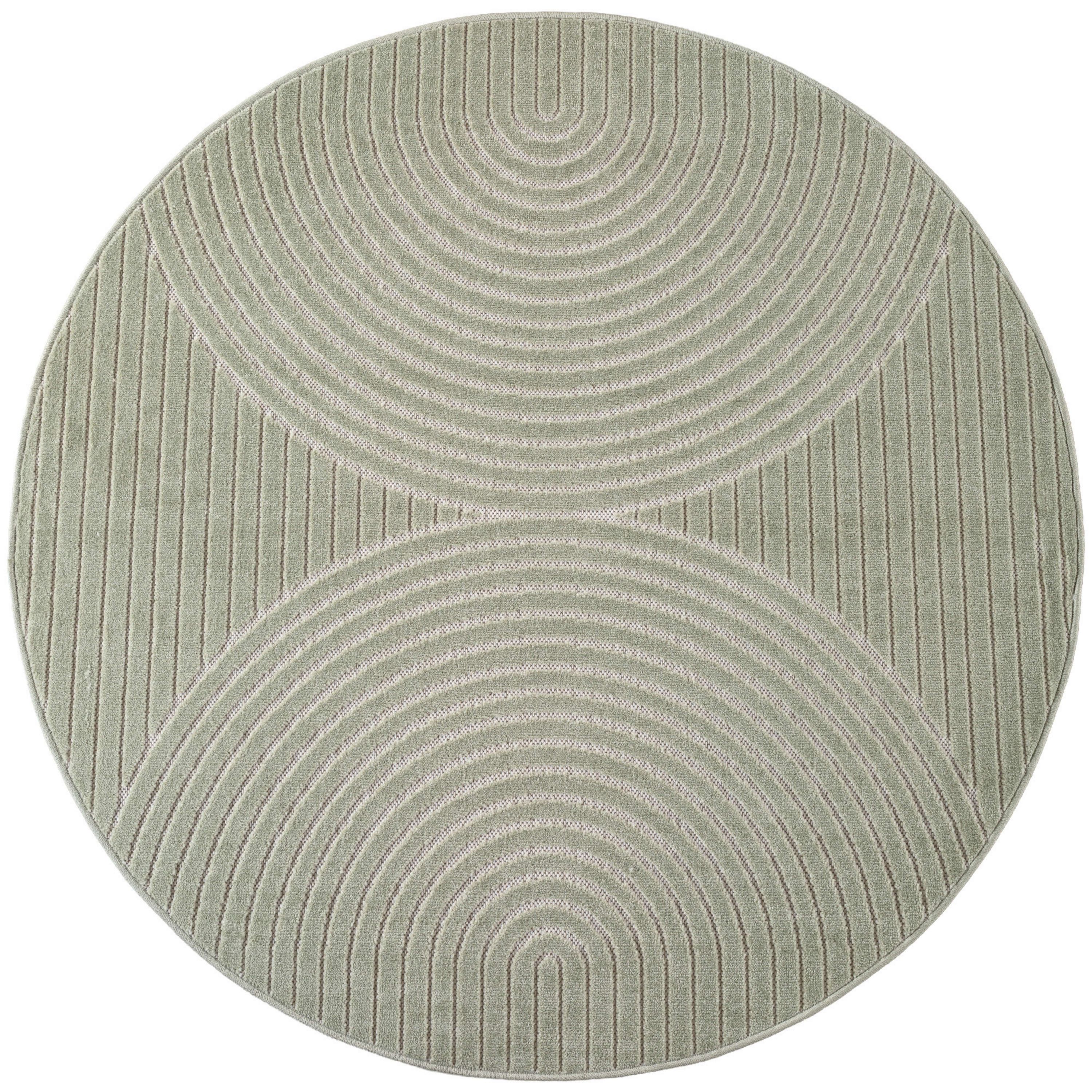 Carpettex Kurzflor Teppich 3D Hoch-Tief Skandi Boho Indoor Outdoor