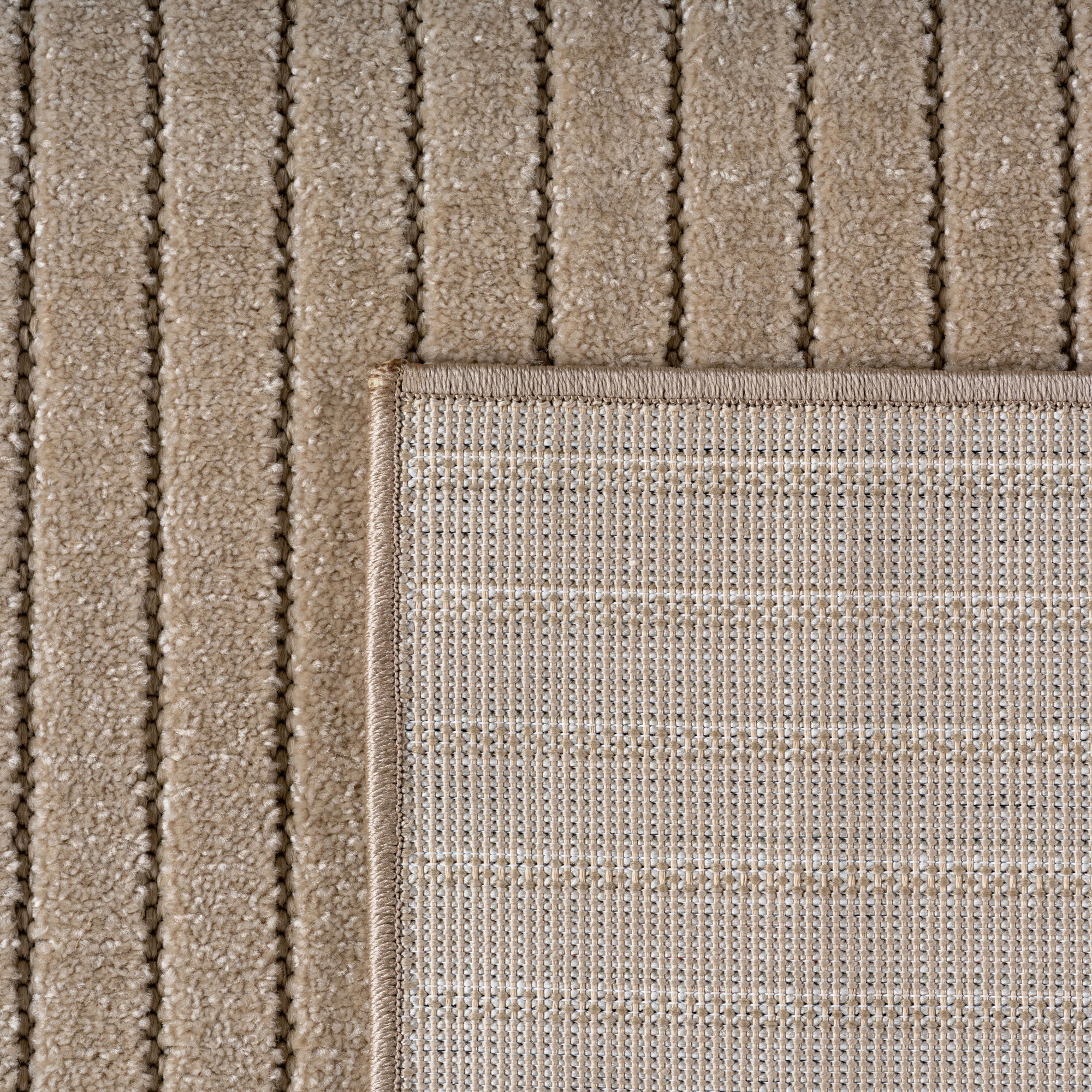 Carpettex Indoor & Outdoor Teppich Wetterfest Wohnzimmer Balkon, Waschbar Beige