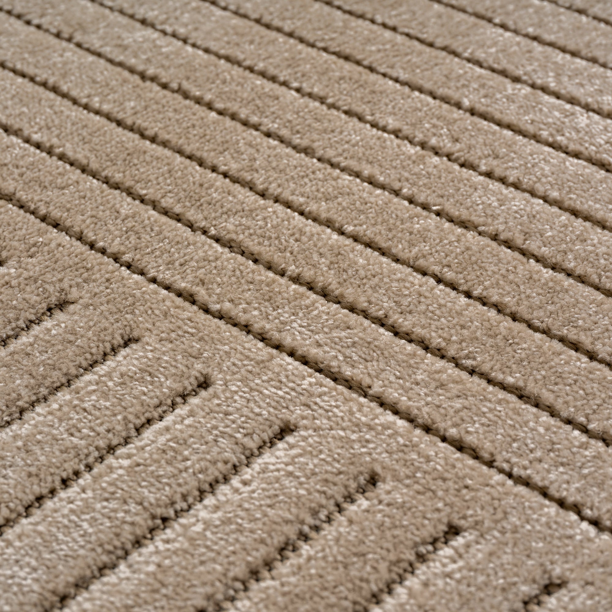 Carpettex Indoor & Outdoor Teppich Wetterfest Wohnzimmer Balkon, Waschbar Beige