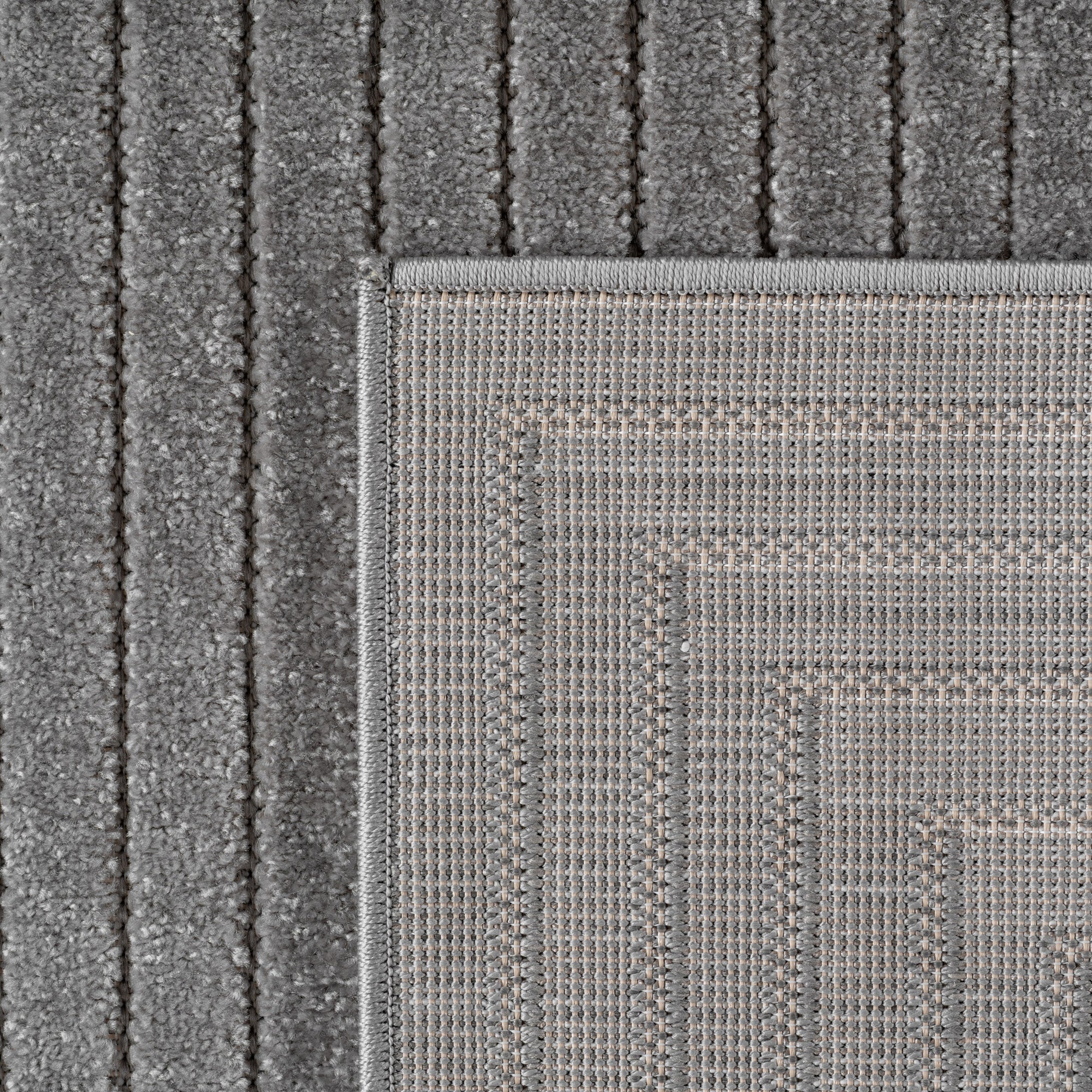 Carpettex Indoor & Outdoor Teppich Wetterfest Wohnzimmer Balkon, Waschbar Grau