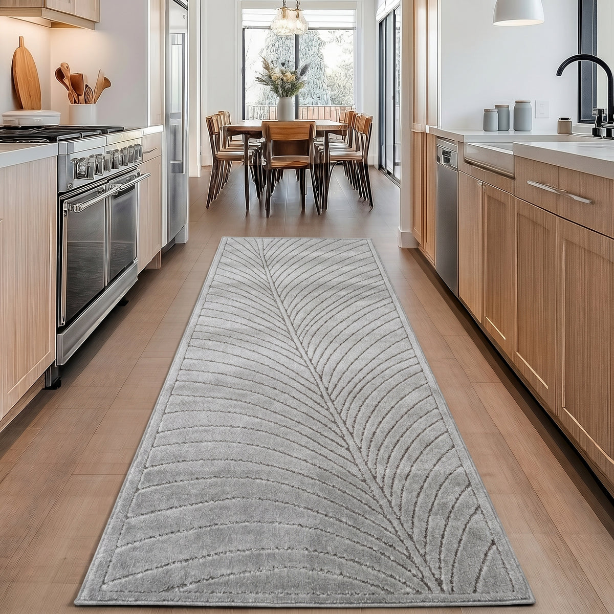 Carpettex Kurzflor Teppich 3D Hoch-Tief Skandi Boho Indoor Outdoor