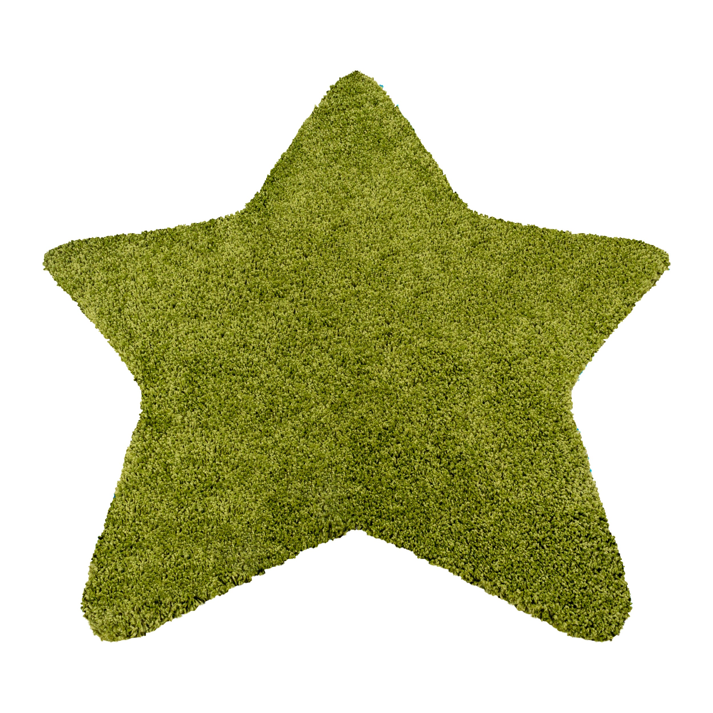 Hochflor Shaggy Teppich Kinderzimmer Sternform verschiedene Farben und größen