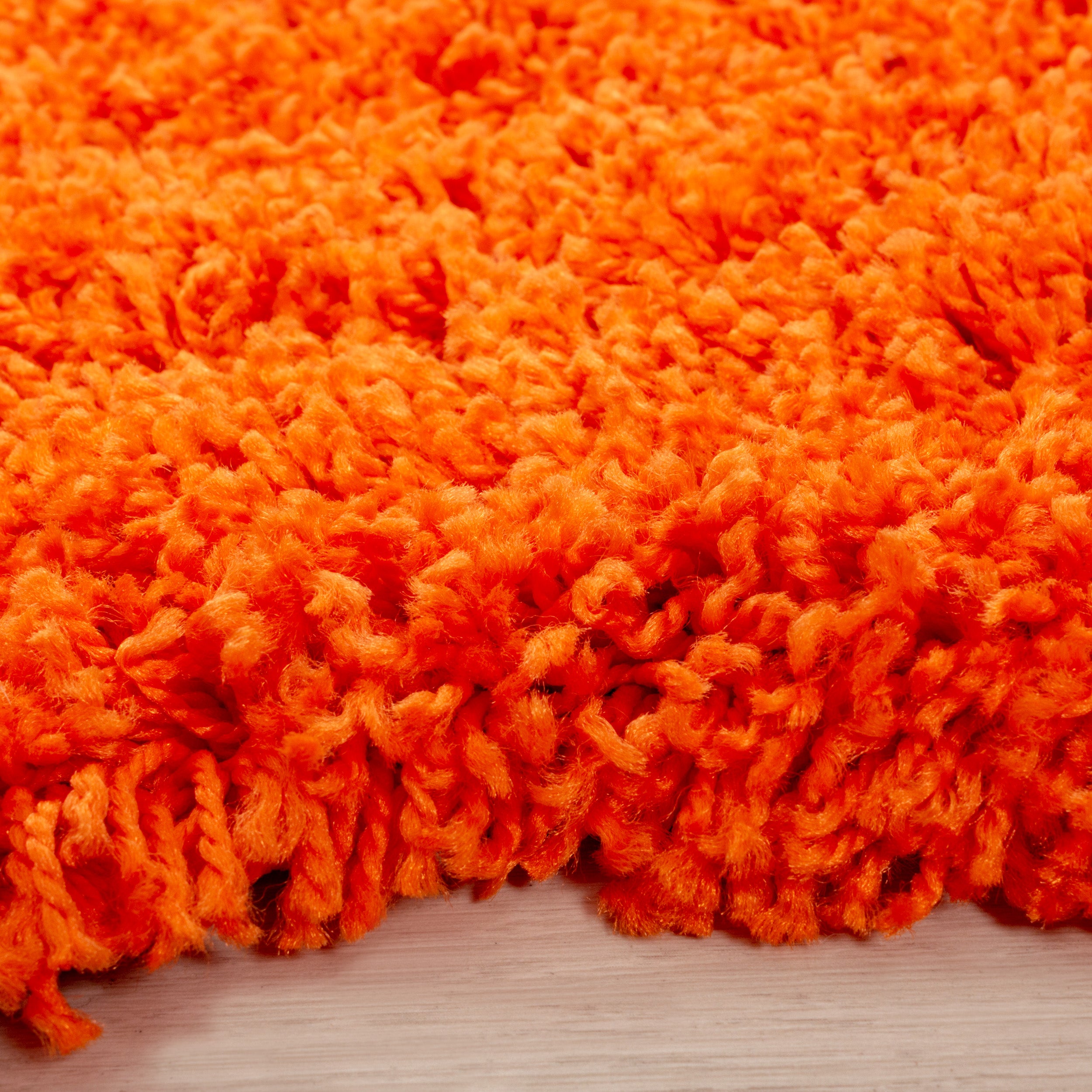 Teppich Sternform Kinderteppich Hochflor Shaggy Stern muster Orange Farbe