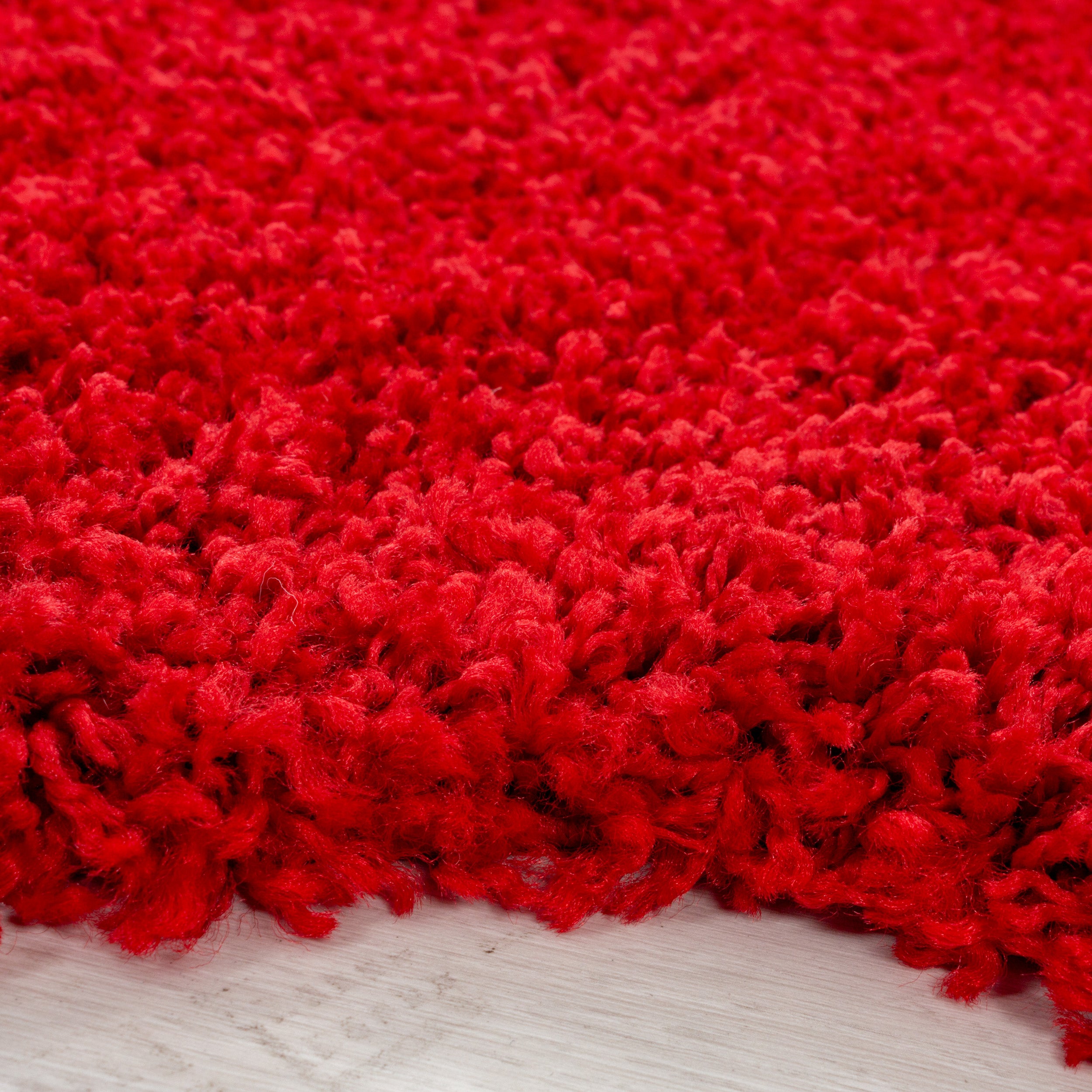 Hochflor Shaggy Teppich Kinderzimmer Sternform verschiedene Farben und größen