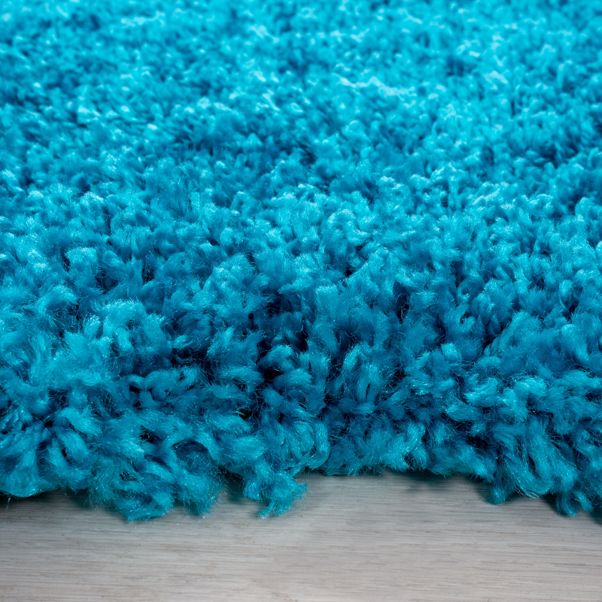 Teppich Sternform Kinderteppich Hochflor Shaggy Stern muster Türkis Farbe