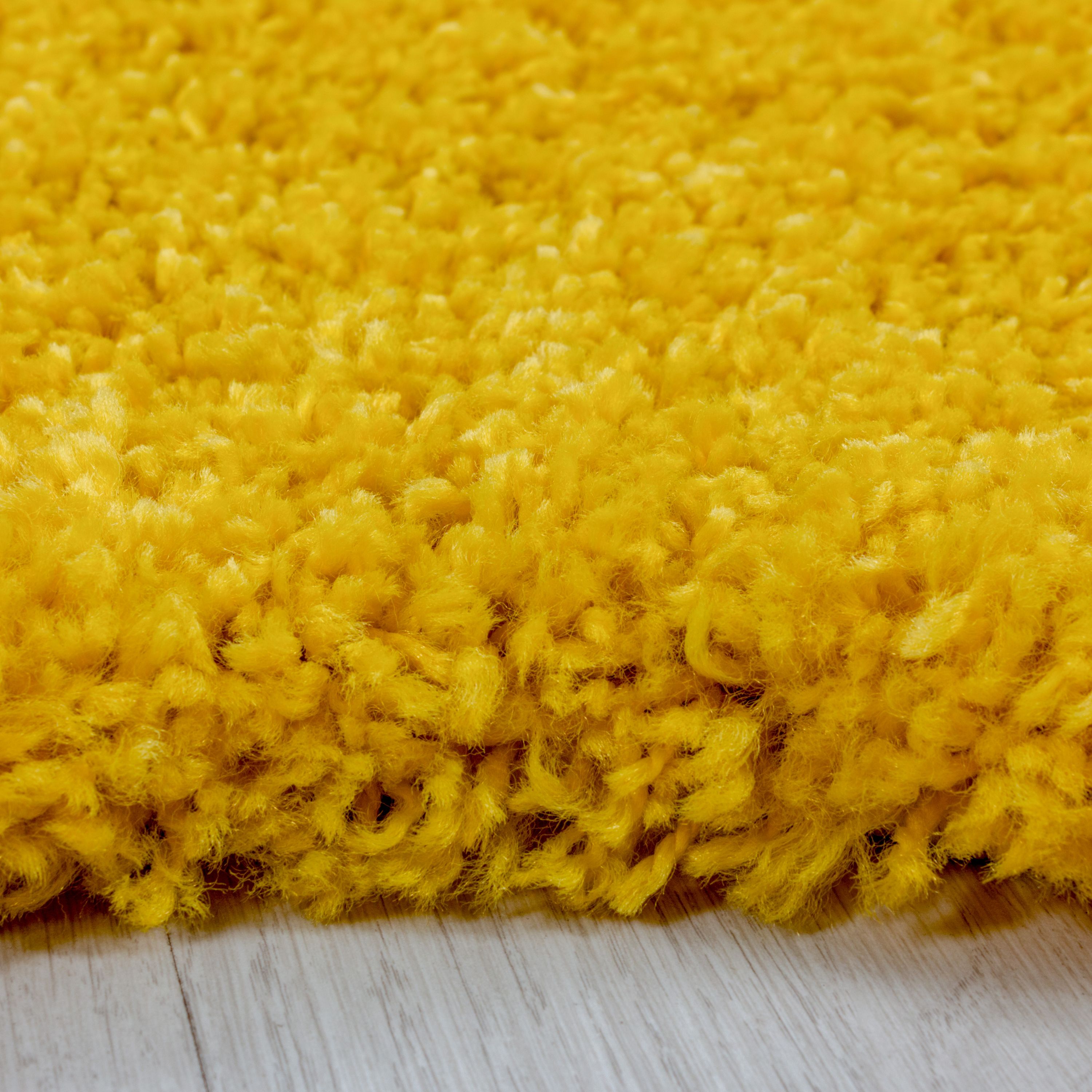 Hochflor Shaggy Teppich Kinderzimmer Sternform verschiedene Farben und größen