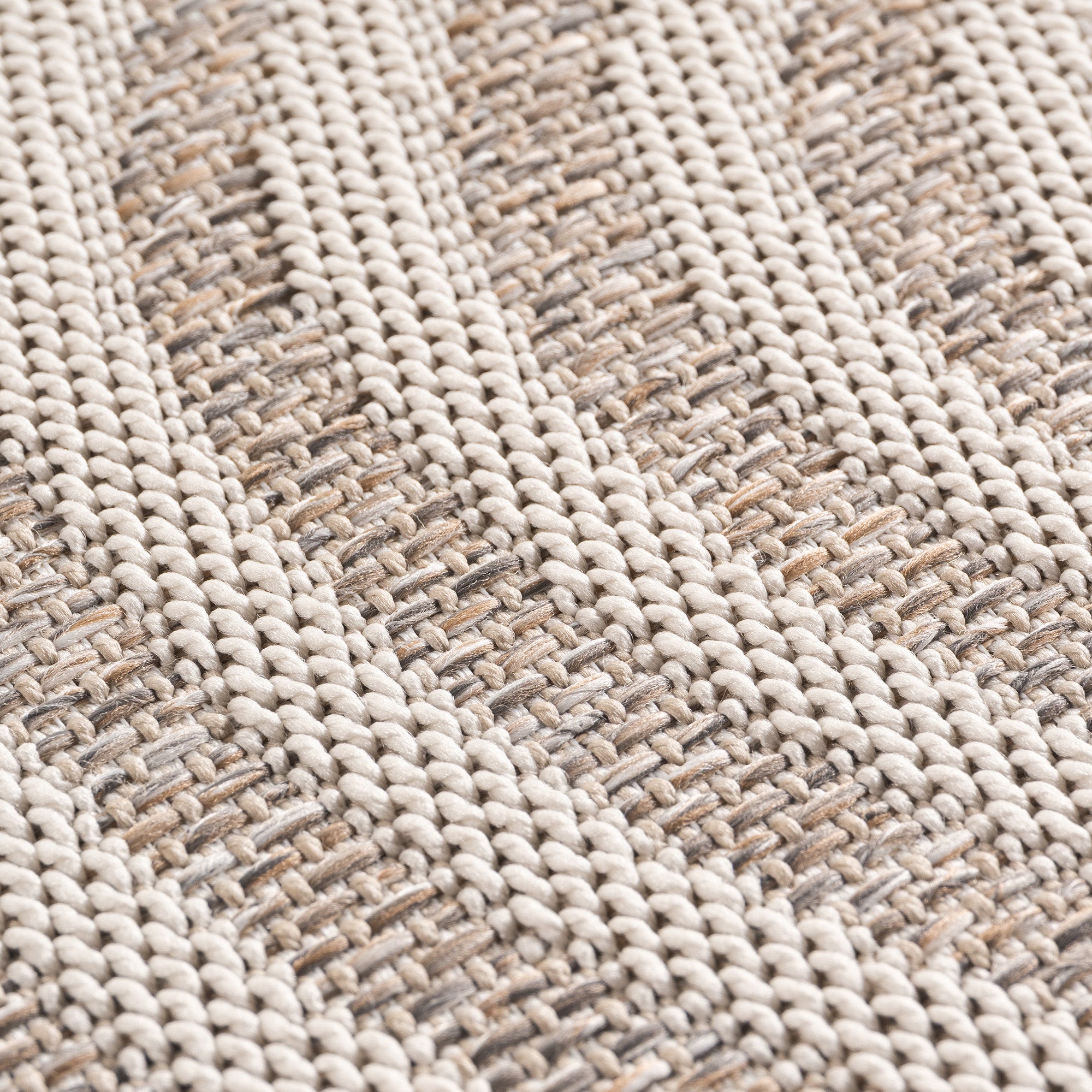 Carpettex Outdoor Teppich wetterfest Balkon, Terrasse, Garten Skandi Boho-Design