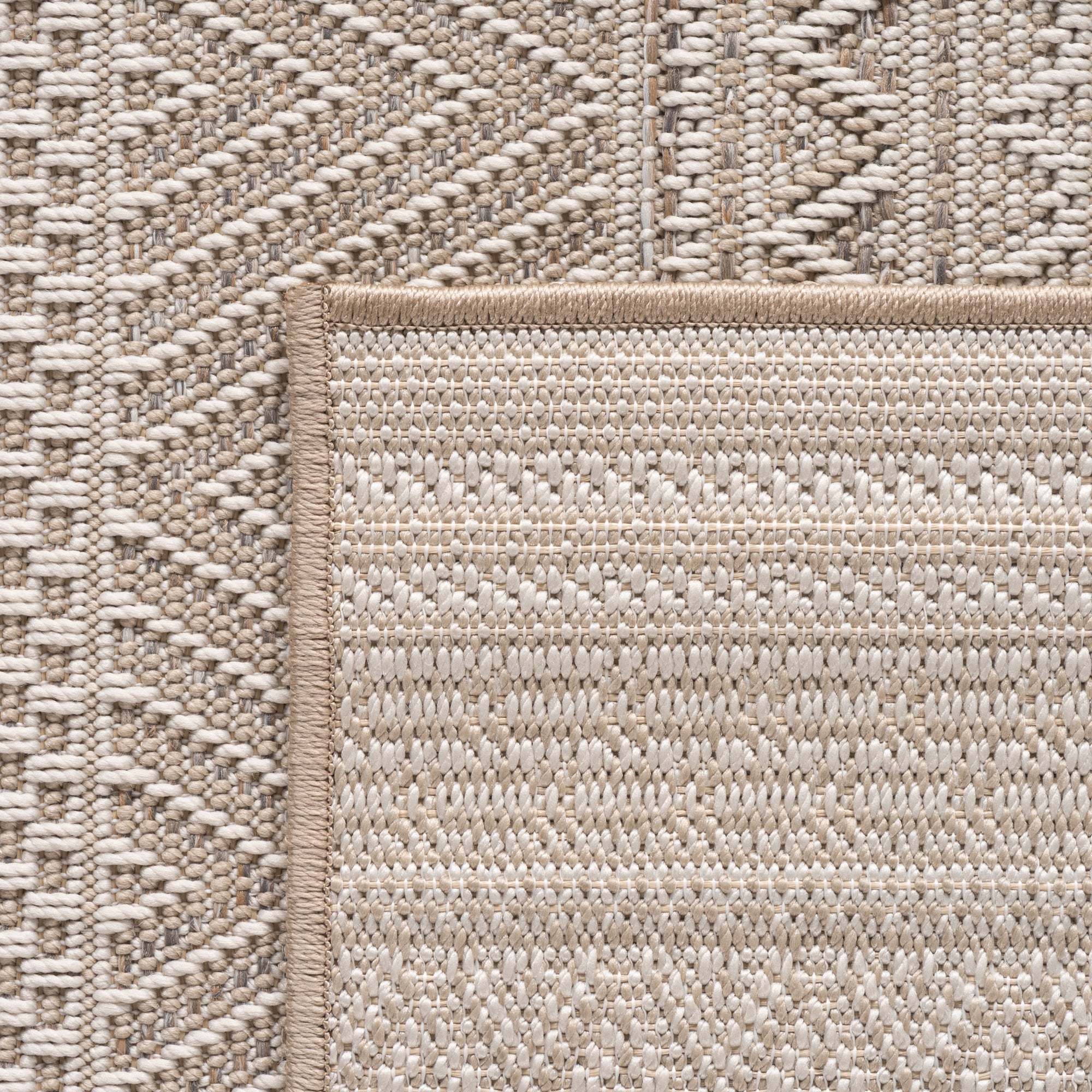 Carpettex Outdoor Teppich wetterfest Balkon, Terrasse, Garten Skandi Boho-Design