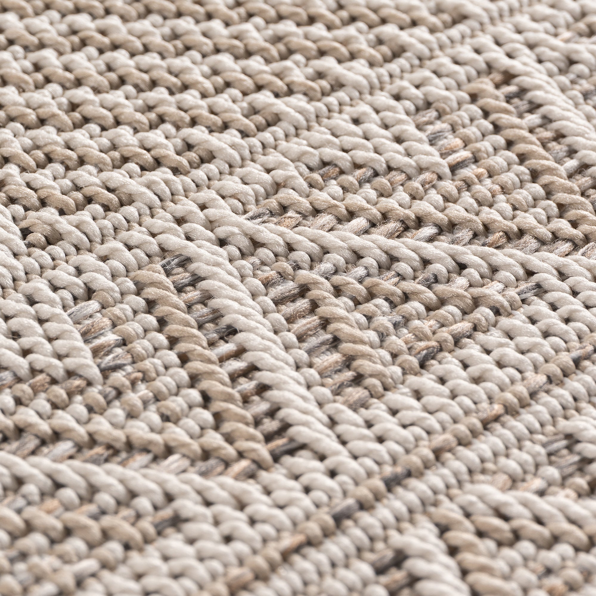 Carpettex Outdoor Teppich wetterfest Balkon, Terrasse, Garten Skandi Boho-Design