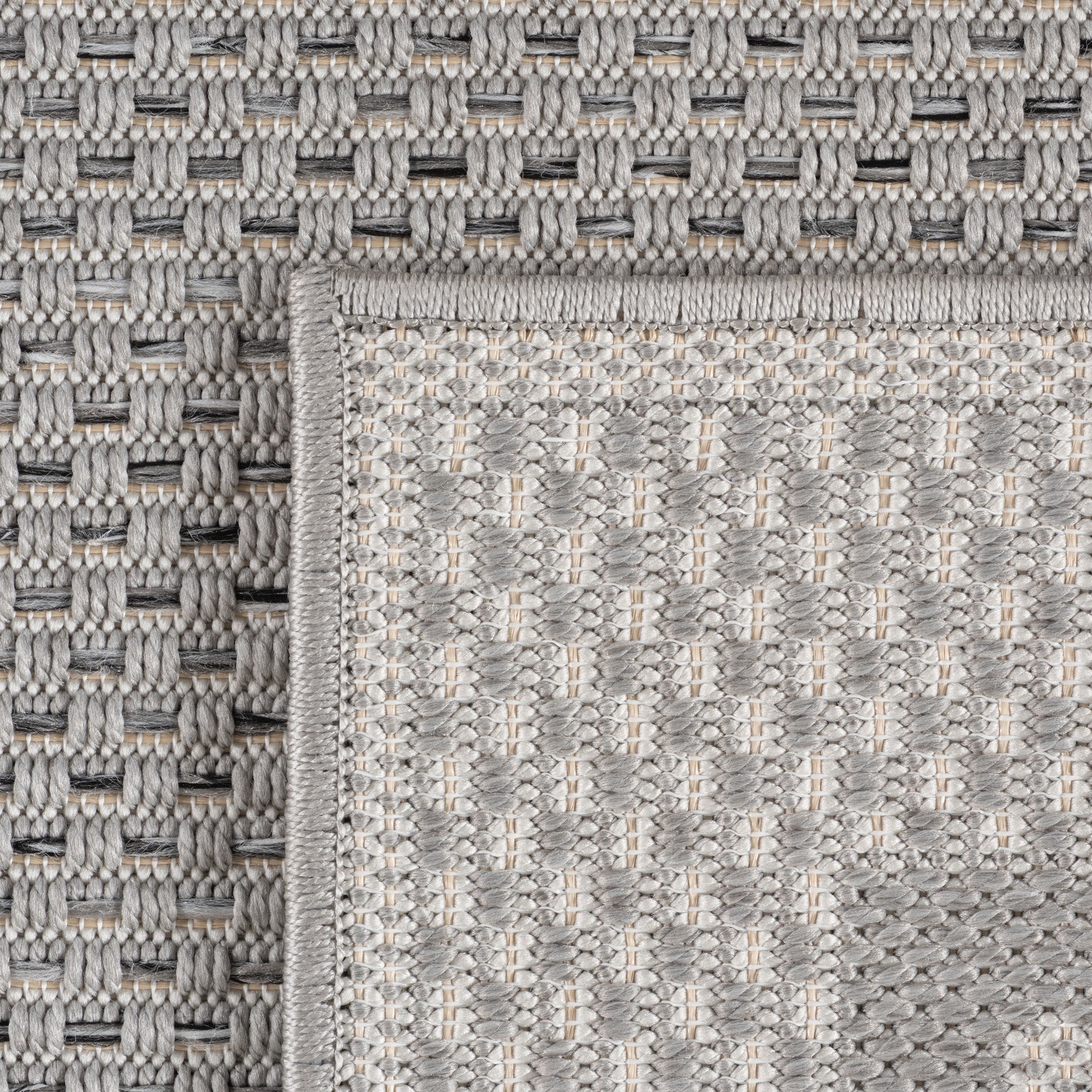 Carpettex Outdoor Teppich wetterfest Balkon, Terrasse, Garten Skandi Boho-Design