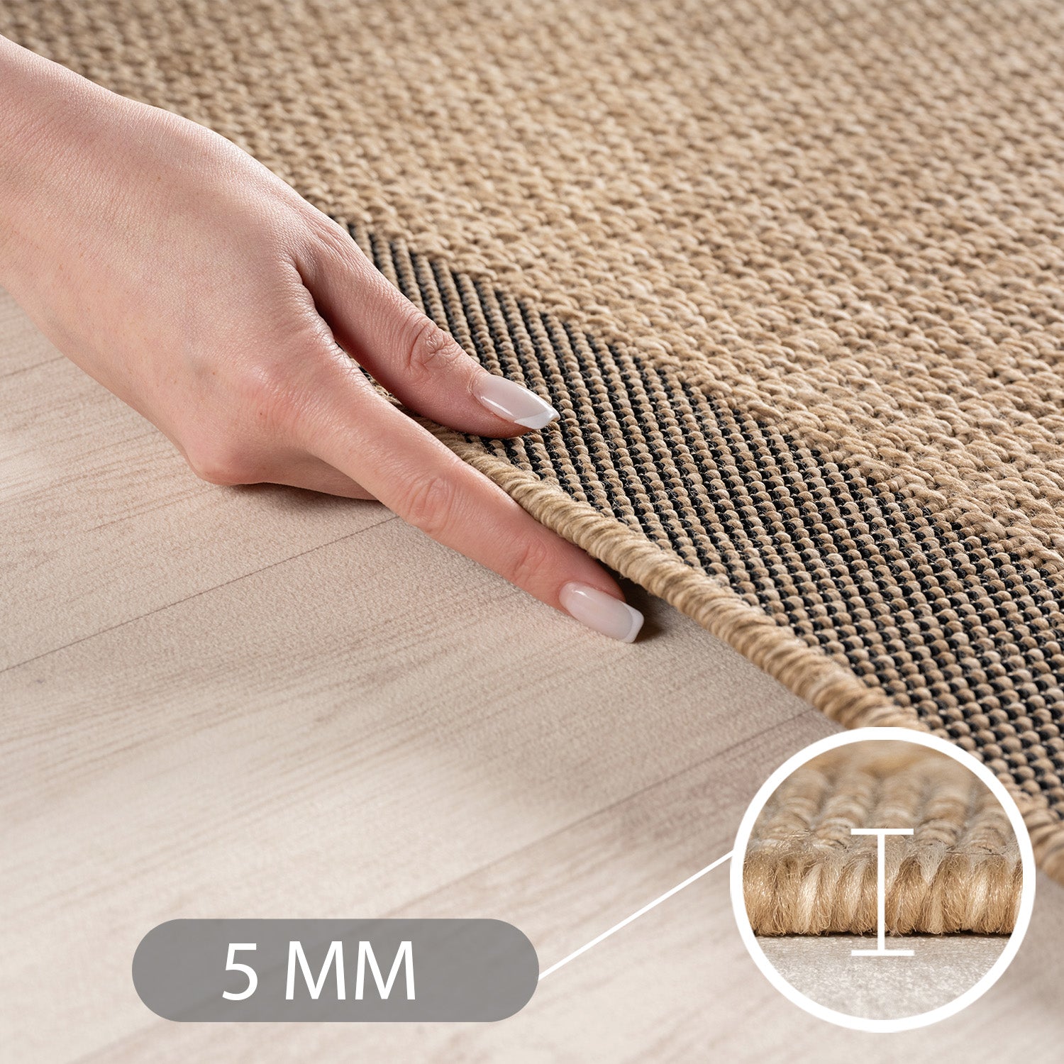 Tapis d'intérieur/extérieur Carpettex, résistant aux intempéries et robuste, idéal pour la cuisine, la terrasse et le jardin.
