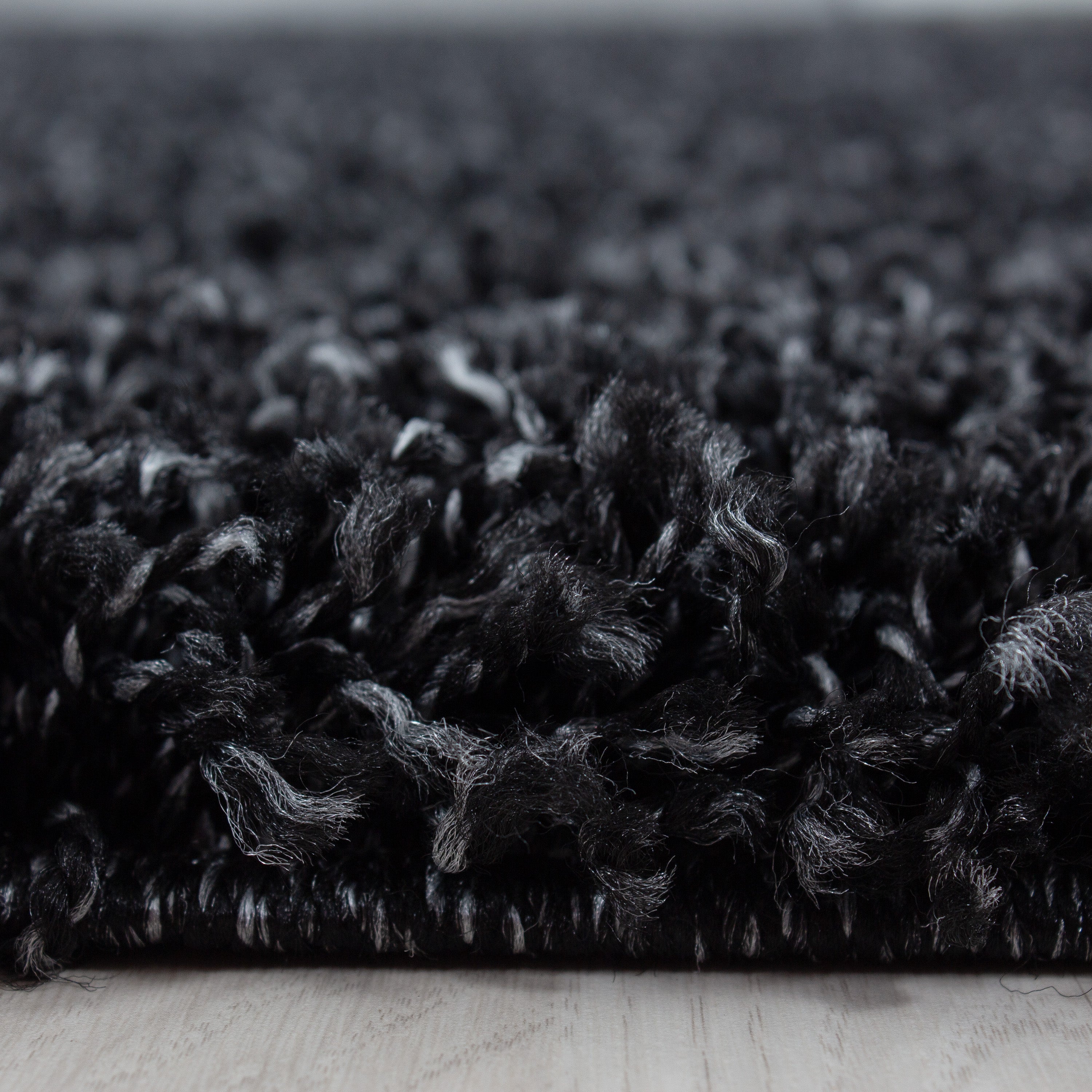 Hochflor Teppich Wohnzimmer Langflor Shaggy Teppich Einfarbig Design Flauschig