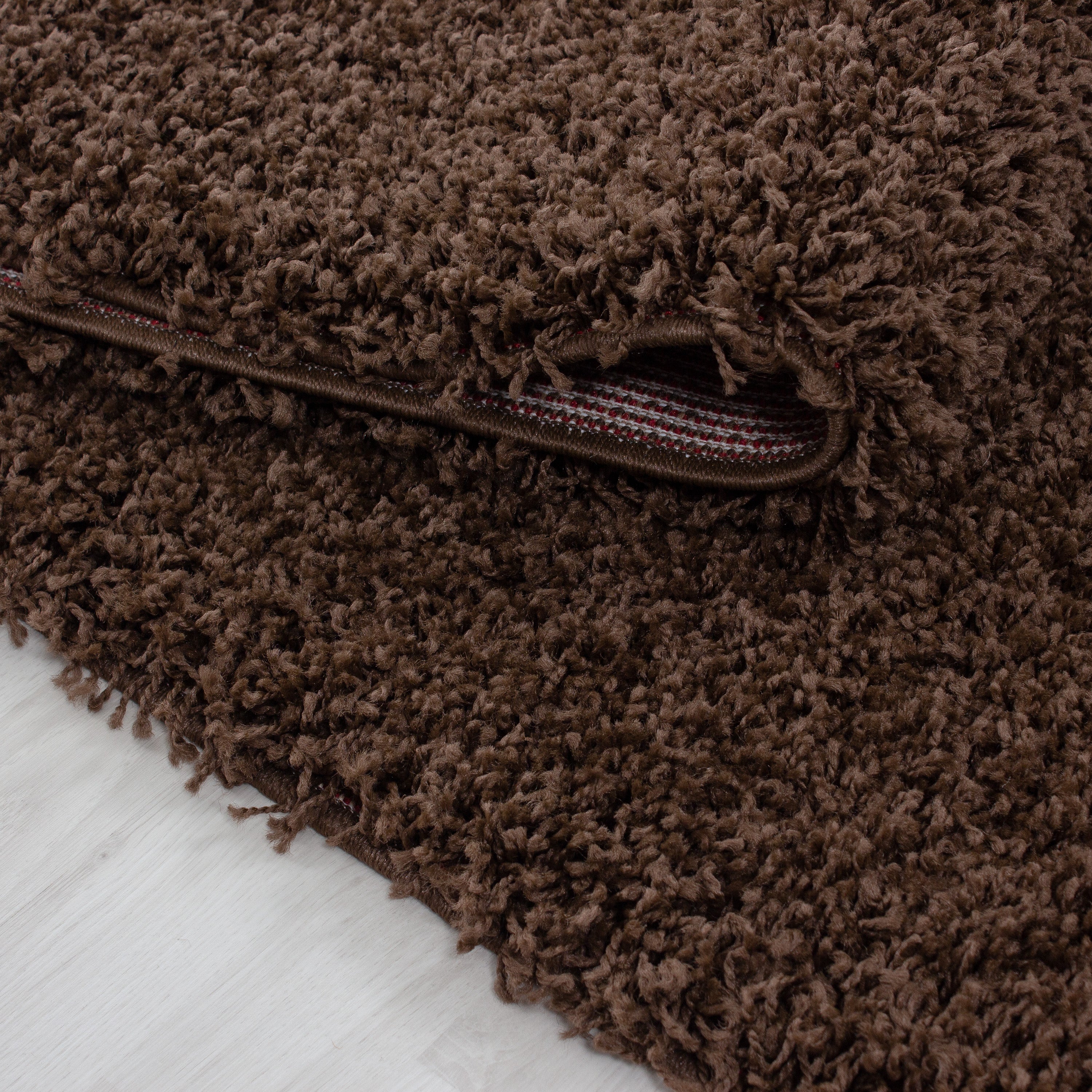 Hochflor Teppich Wohnzimmer Langflor Shaggy Teppich Einfarbig Design Flauschig