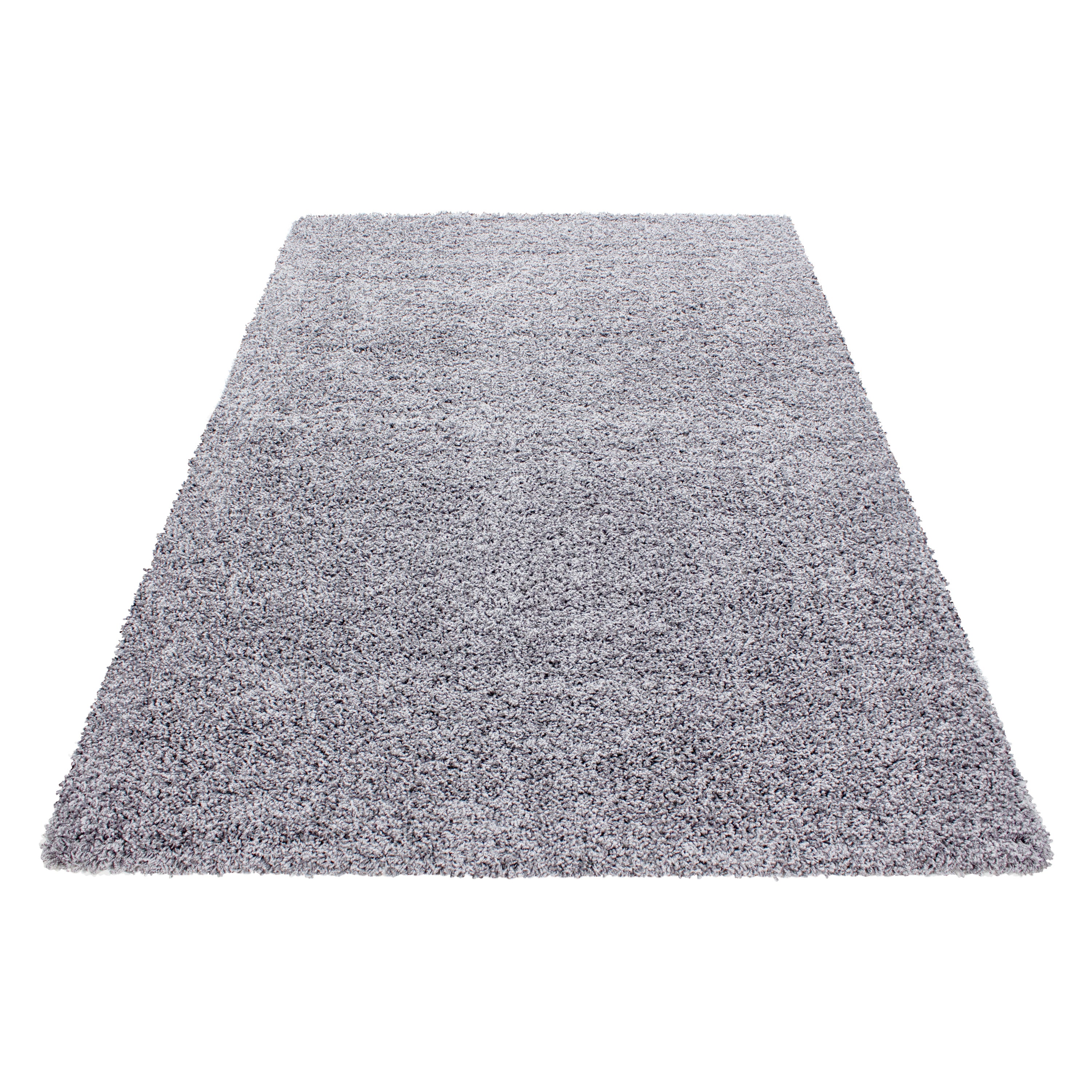 Hochflor Teppich Wohnzimmer Langflor Shaggy Teppich Einfarbig Design Flauschig