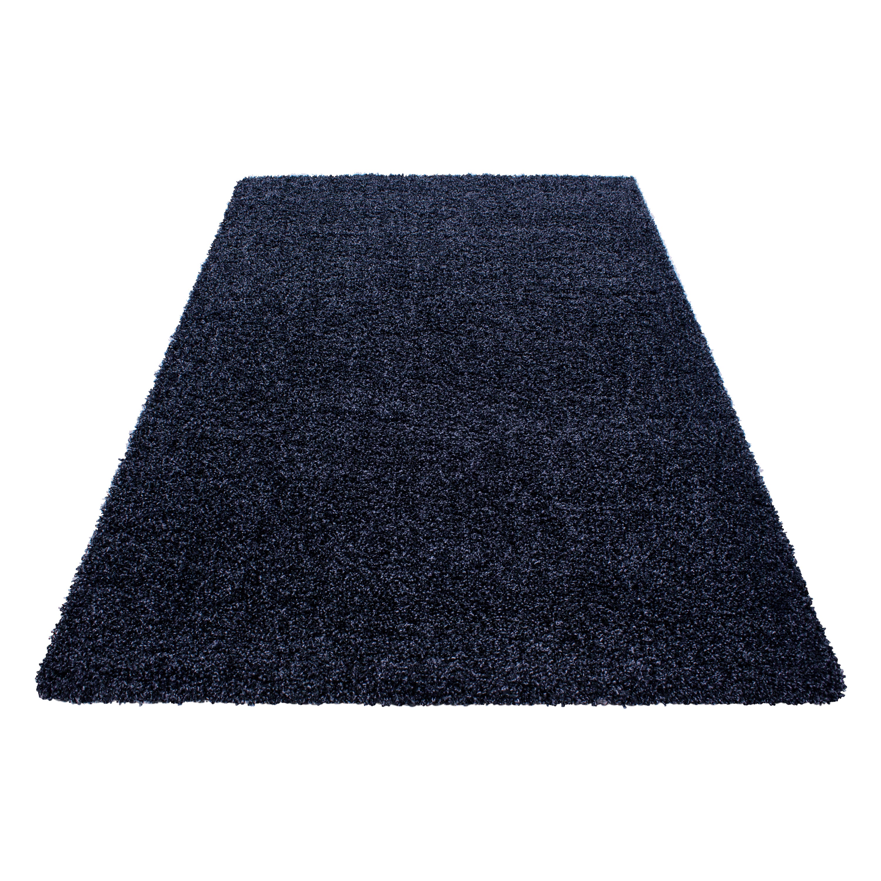 Hochflor Teppich Wohnzimmer Langflor Shaggy Teppich Einfarbig Design Flauschig