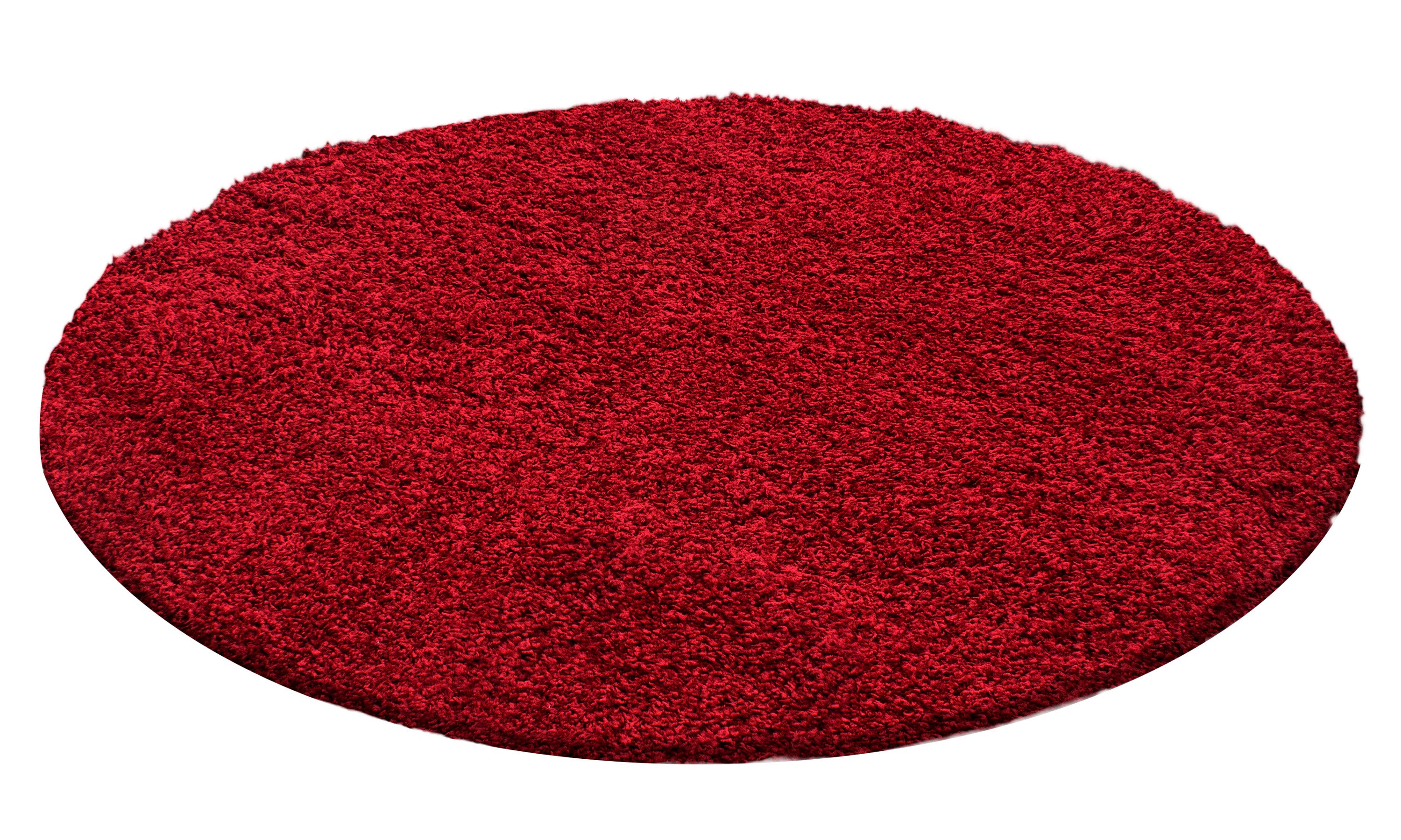 Hochflor Teppich Wohnzimmer Langflor Shaggy Teppich Einfarbig Design Flauschig