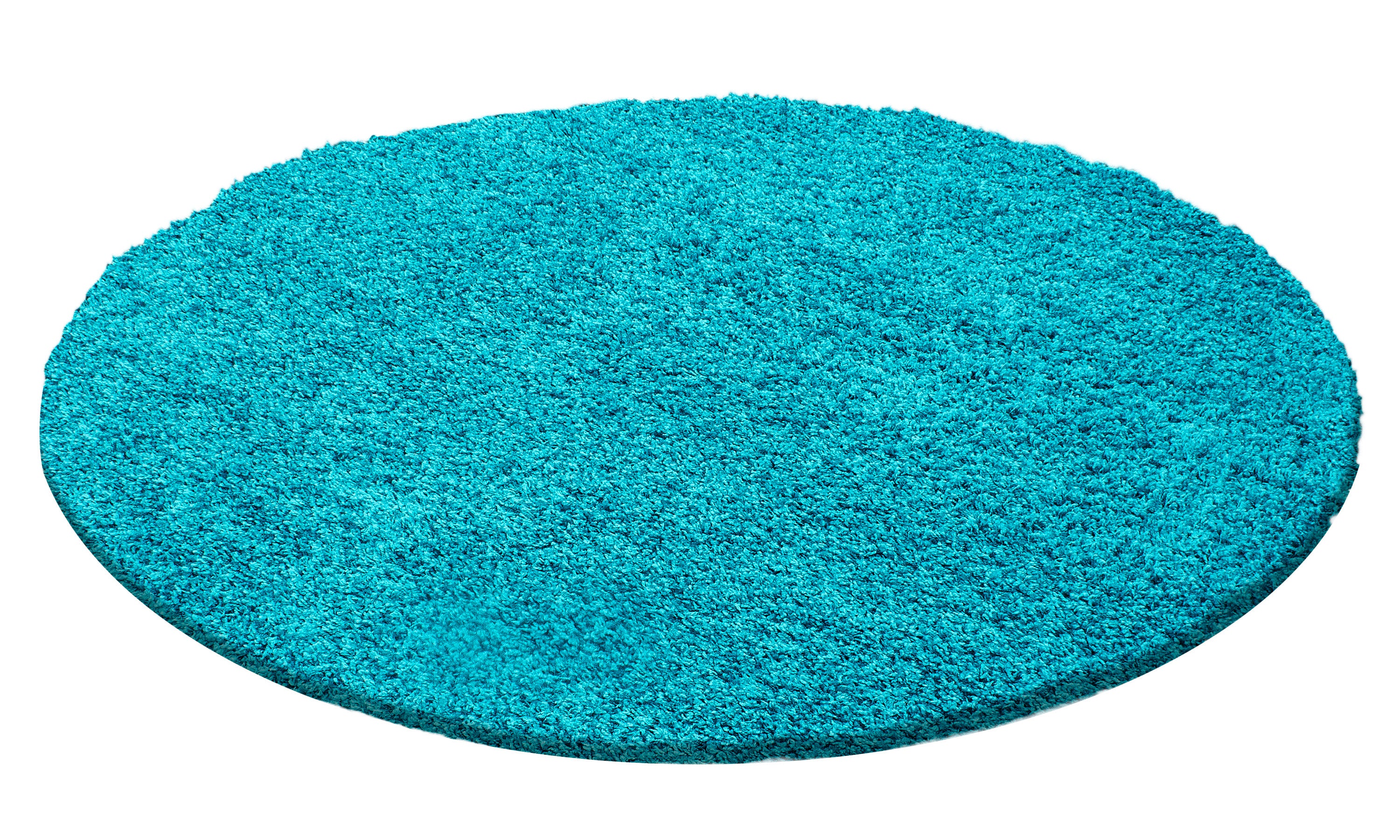 Hochflor Teppich Wohnzimmer Langflor Shaggy Teppich Einfarbig Design Flauschig