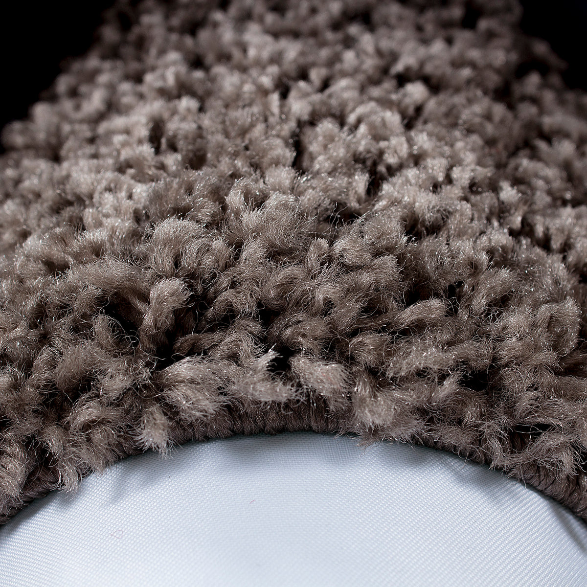 Shaggy Teppich Hochflor Langflor Wohnzimmer Teppich Gemustert in Bordüre Design