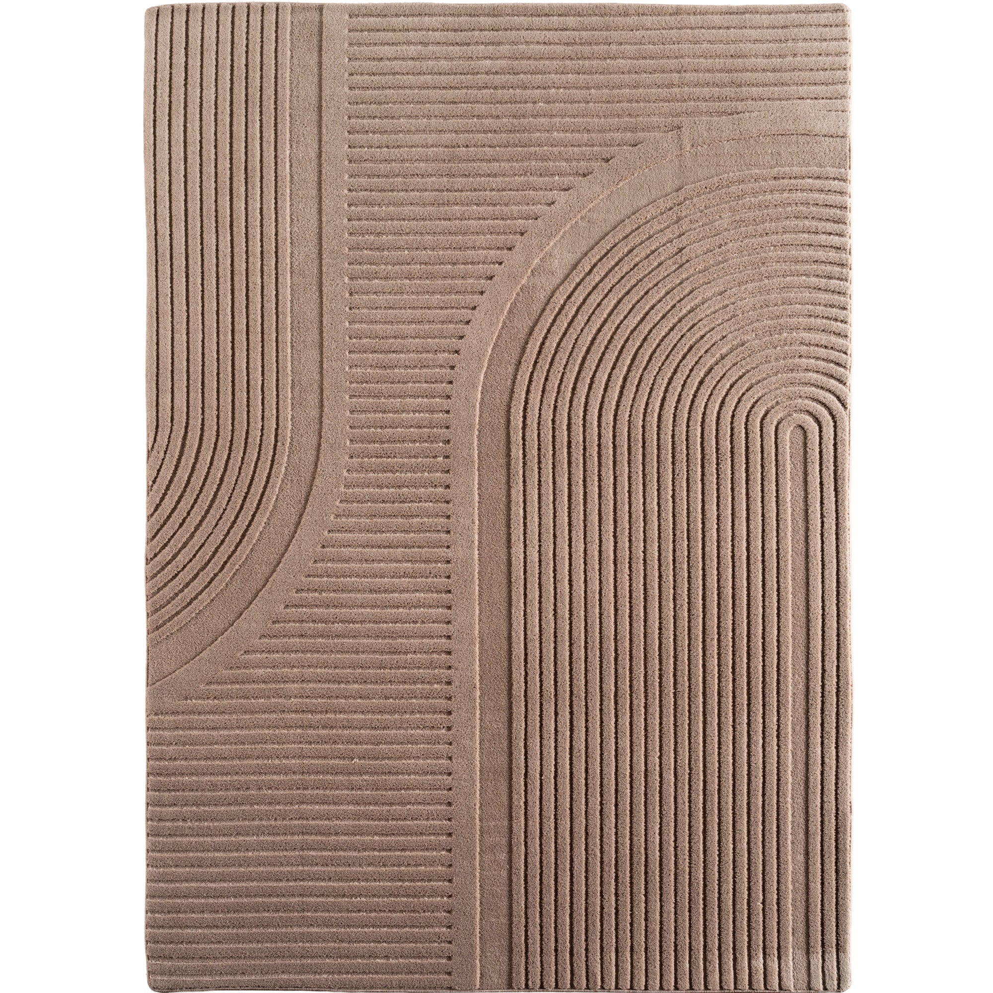 Einfarbig Skandinavischer Boho Teppich Wohnzimmer Beige Creme Waschbarer Teppich