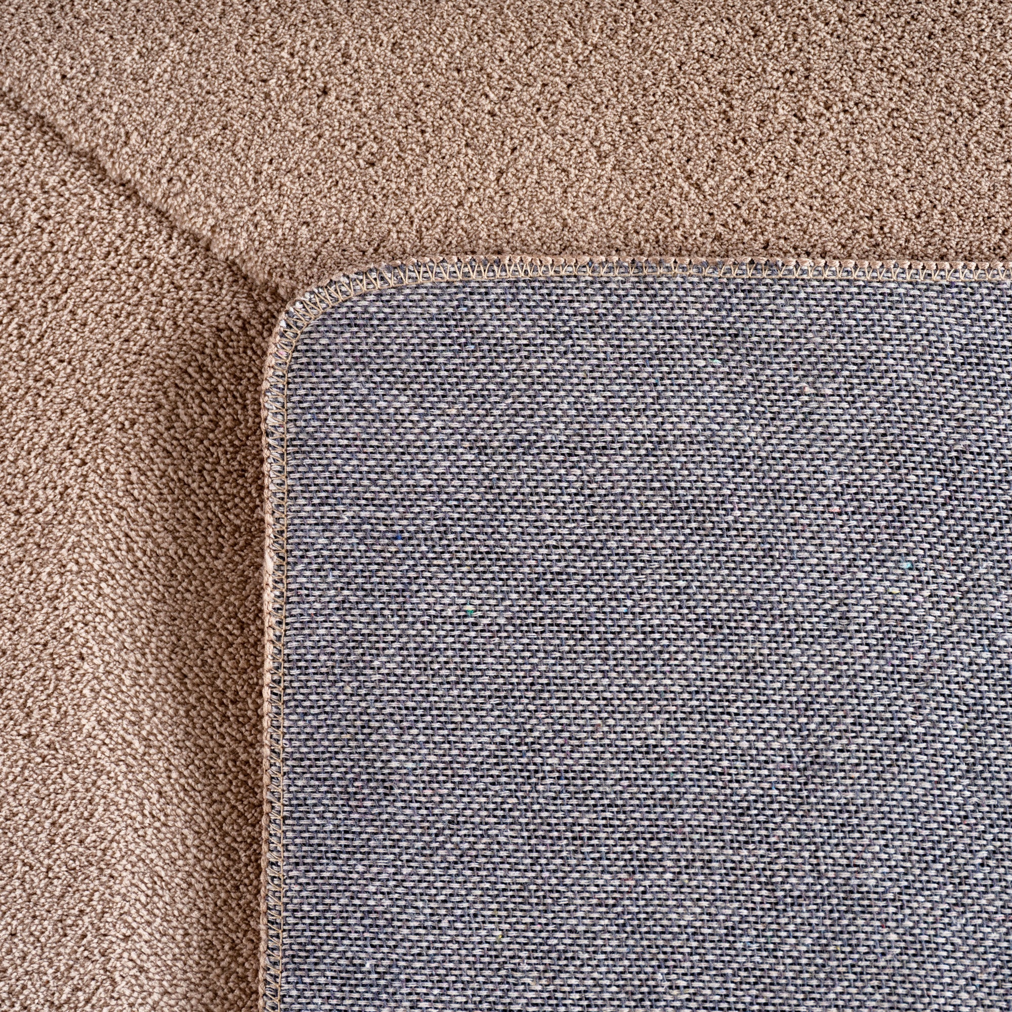 Boho Teppich mit Geometrischem Design Einfarbig Beige - Creme Waschbarer Teppich