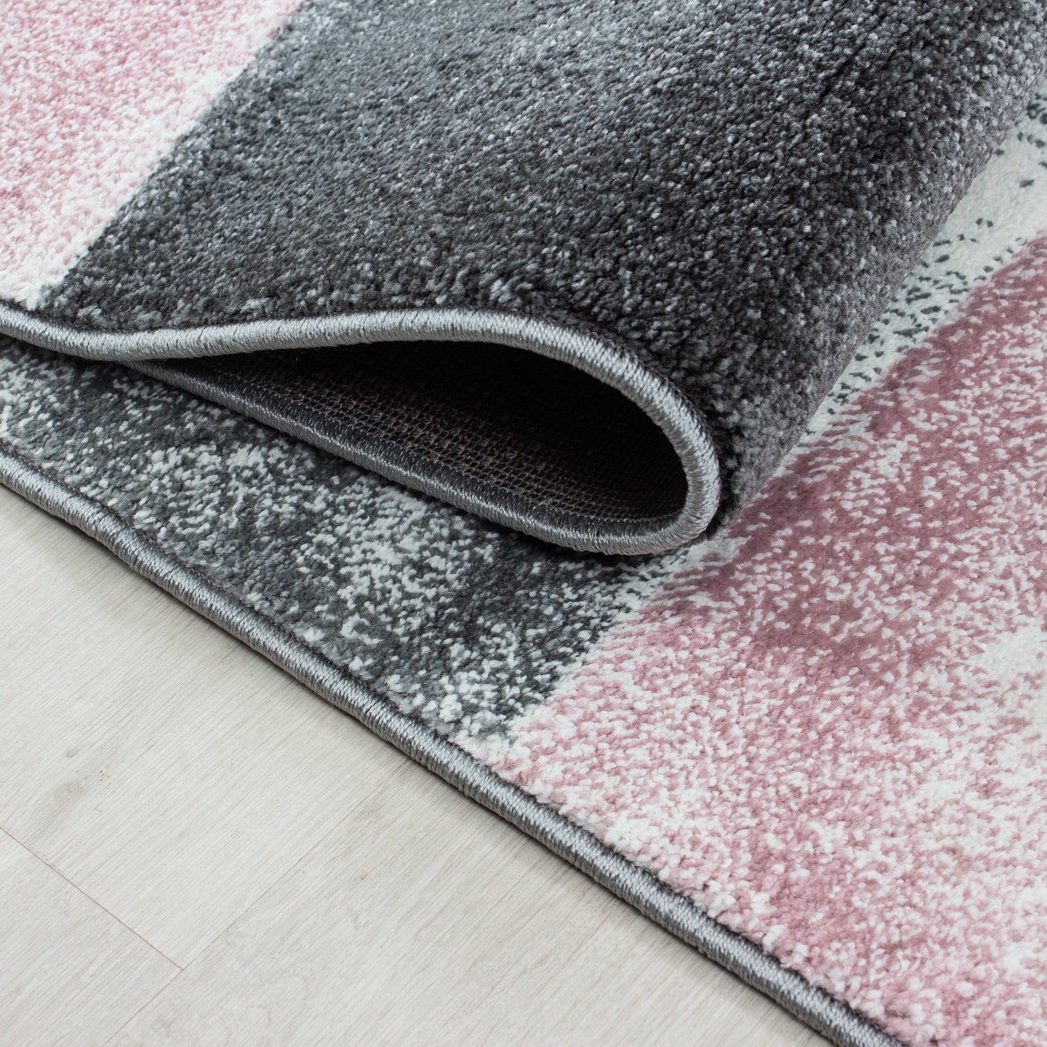 Designer Wohnzimmer Teppich Modern Design handgearbeiteter Konturenschnitt