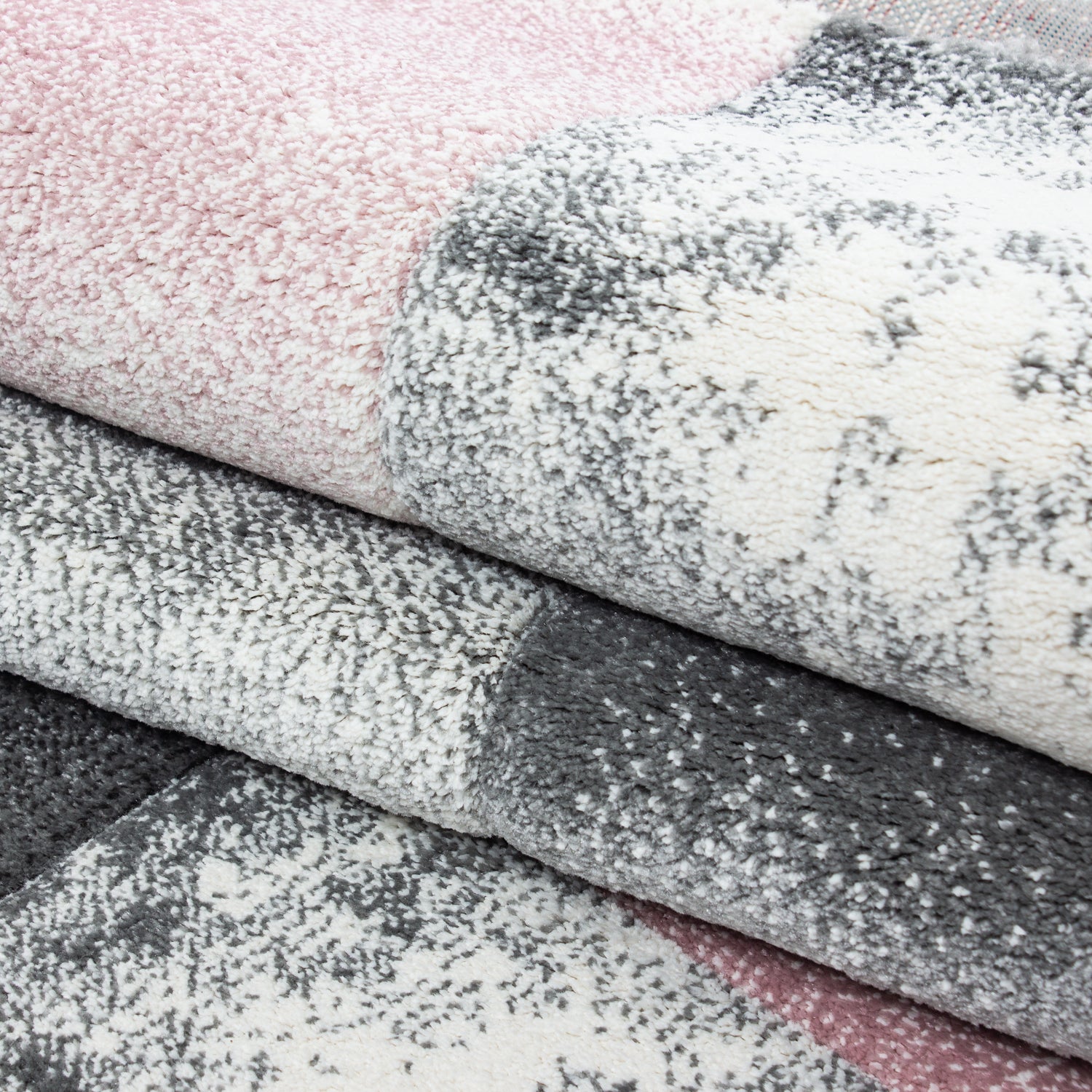 Designer Wohnzimmer Teppich Modern Design handgearbeiteter Konturenschnitt