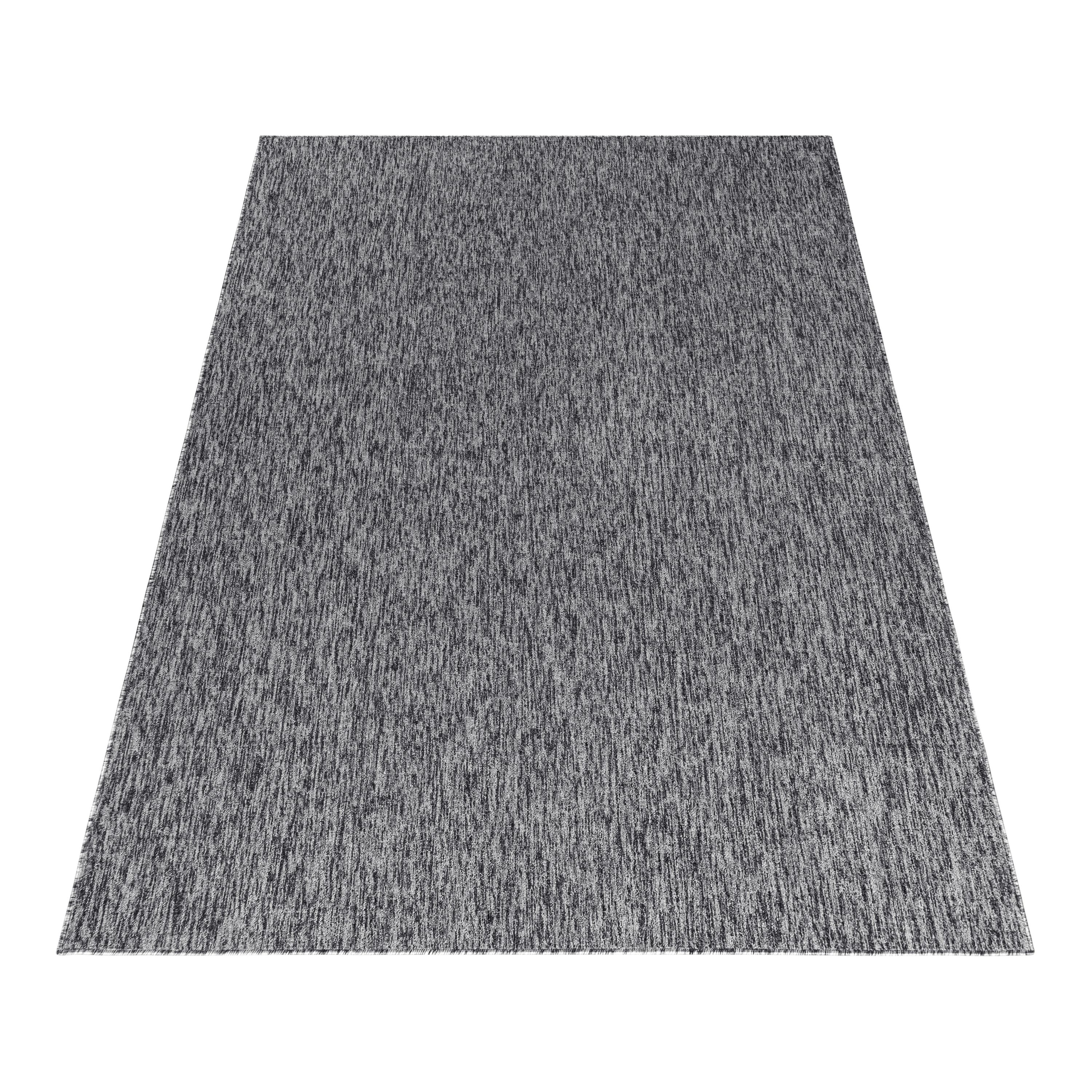 Tapis moderne à poils courts, à tissage plat, à boucles, chiné, pour salon