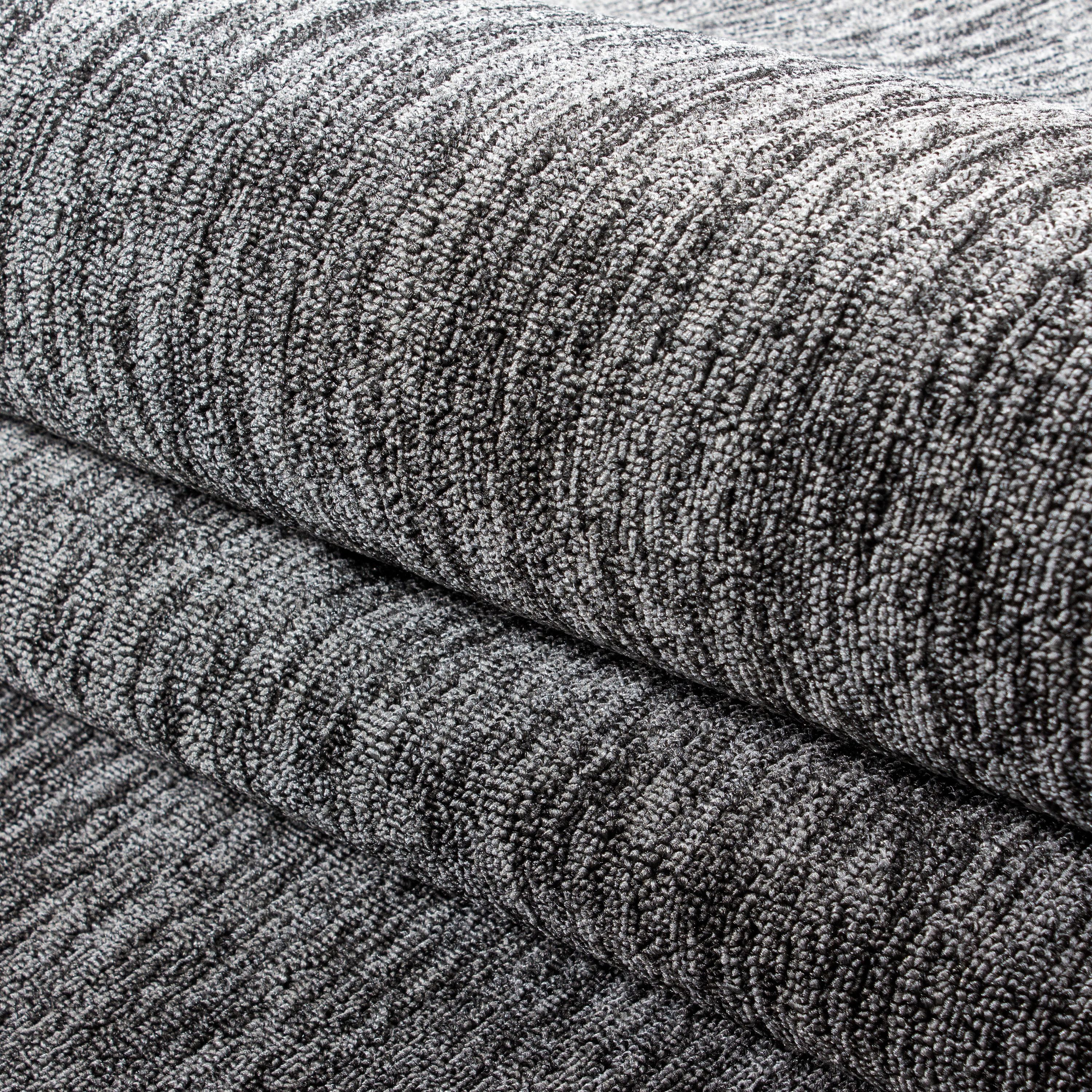 Tapis moderne à poils courts, à tissage plat, à boucles, chiné, pour salon
