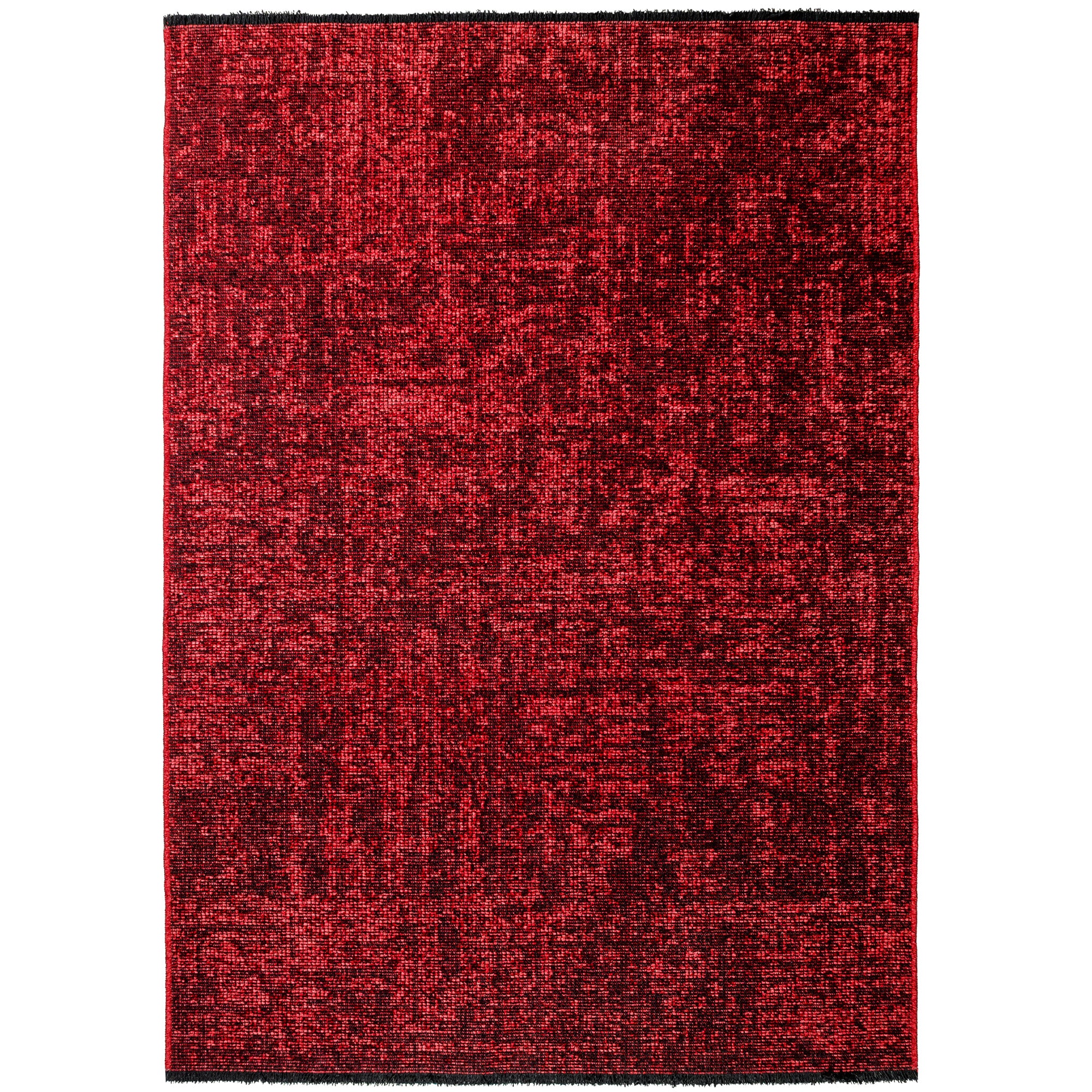 Chenille Teppich Baumwolle, Vintage Waschbar, Rutschfest Einfarbig Wohnzimmer